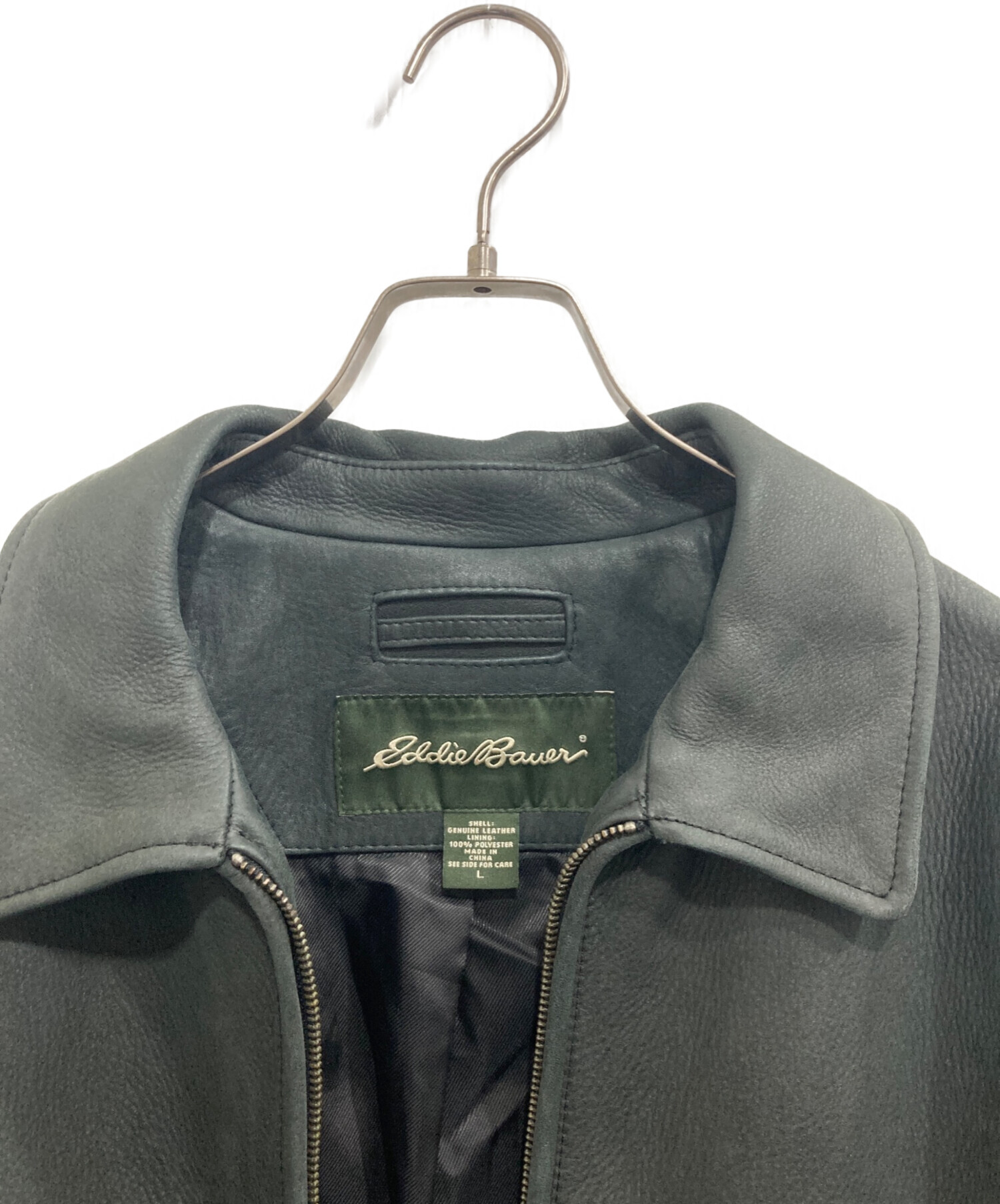 中古・古着通販】Eddie Bauer (エディーバウアー) レザージャケット