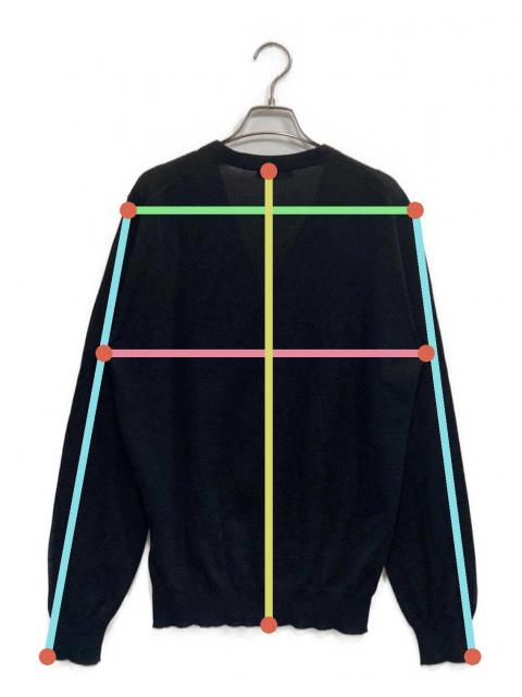 中古・古着通販】PRADA (プラダ) バージンウールカーディガン ブラック