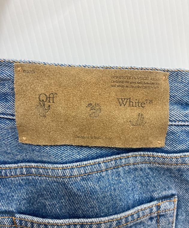 中古・古着通販】OFFWHITE (オフホワイト) モノグラムデニムパンツ