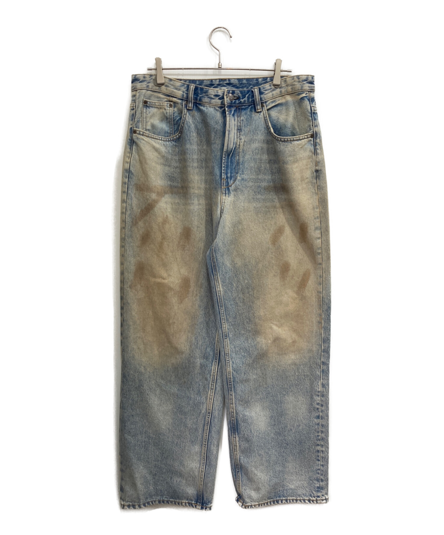 ZARA デニム 中古・古着通販】ZARA (ザラ) ダーディーバギーデニムパンツ ブルー