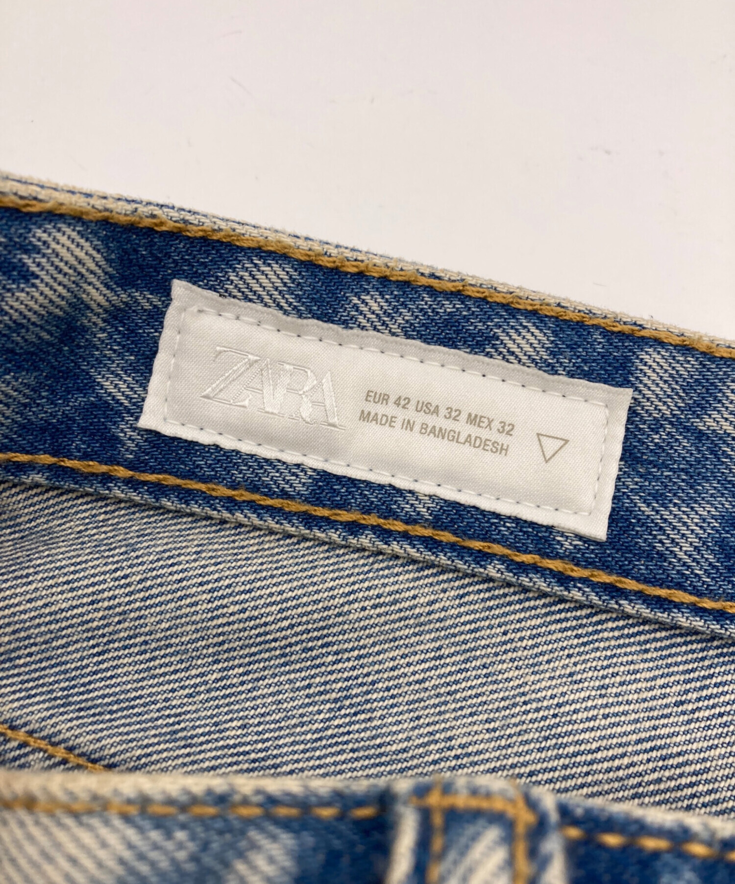 中古・古着通販】ZARA (ザラ) ダーディーバギーデニムパンツ ブルー