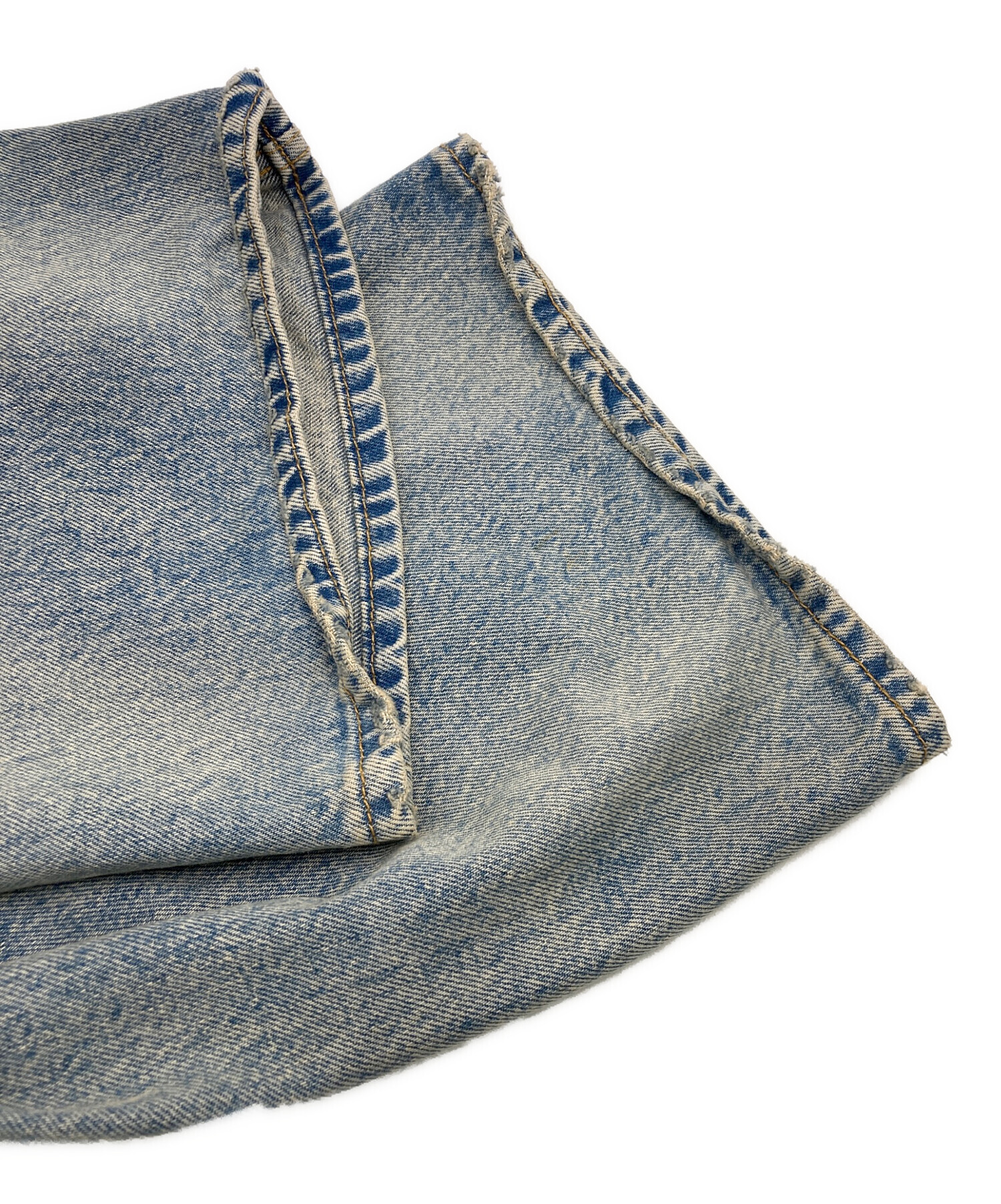 中古・古着通販】ZARA (ザラ) ダーディーバギーデニムパンツ ブルー