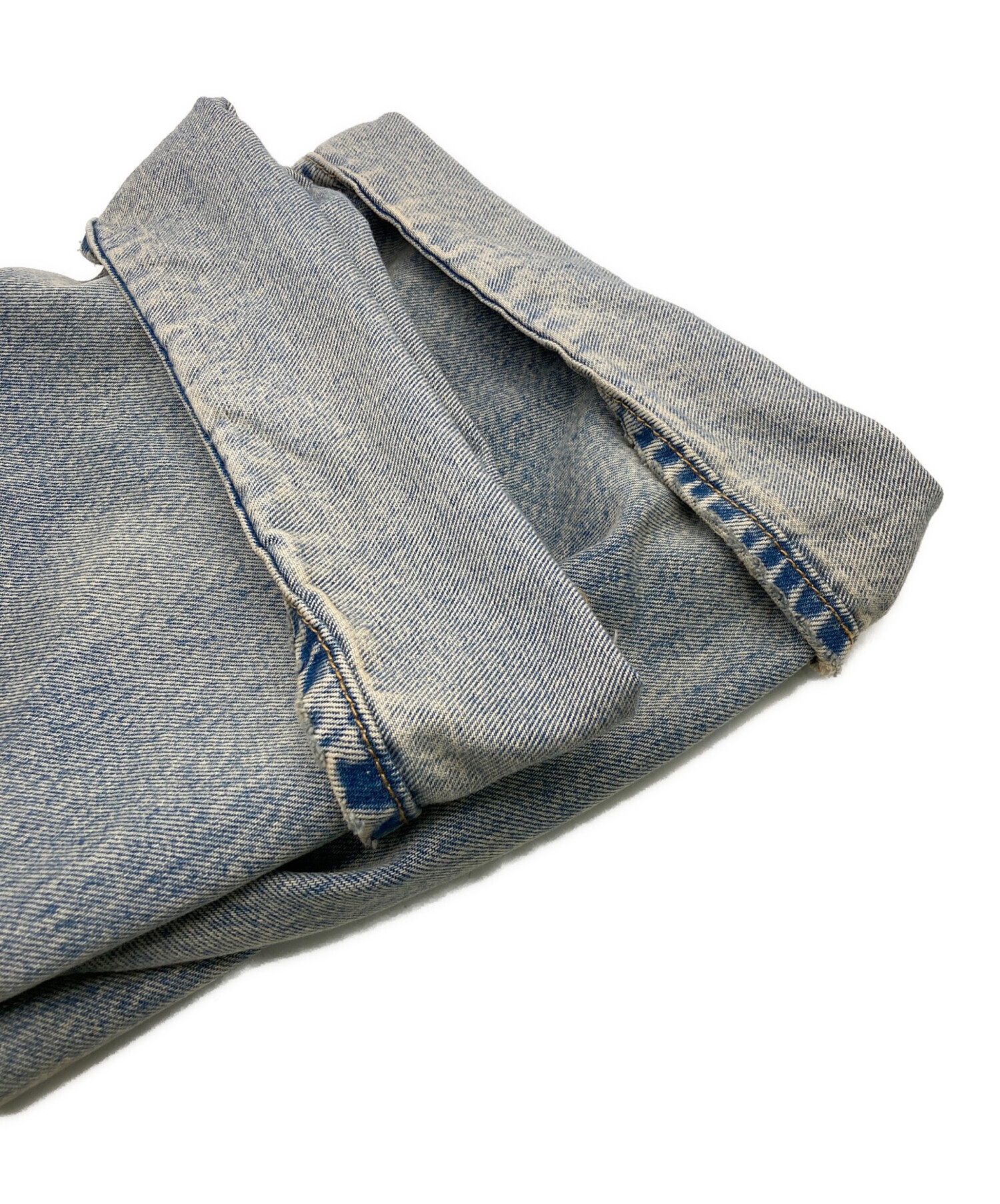 中古・古着通販】ZARA (ザラ) ダーディーバギーデニムパンツ ブルー