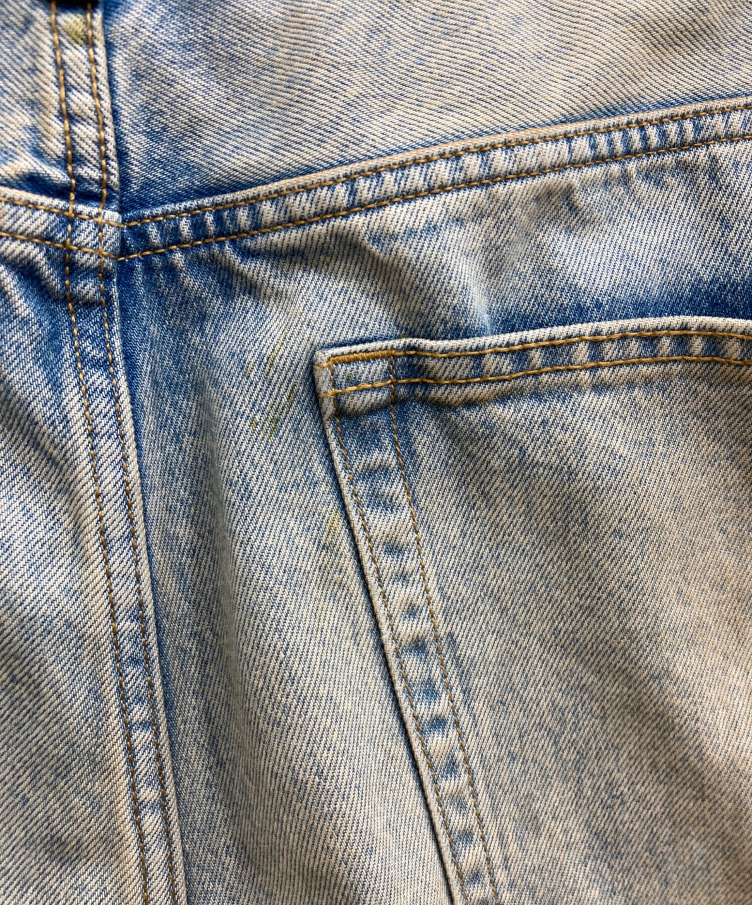 中古・古着通販】ZARA (ザラ) ダーディーバギーデニムパンツ ブルー