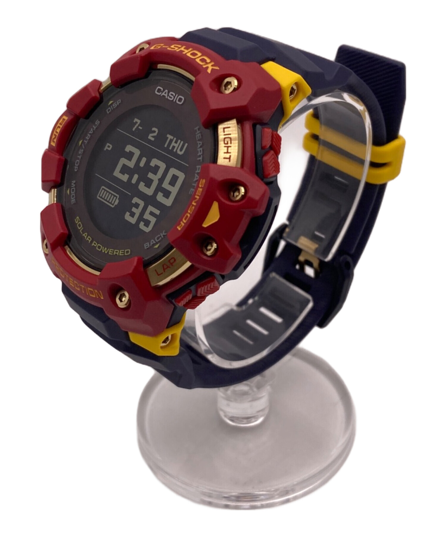 中古・古着通販】CASIO (カシオ) デジタルウォッチ レッドネイビー 未