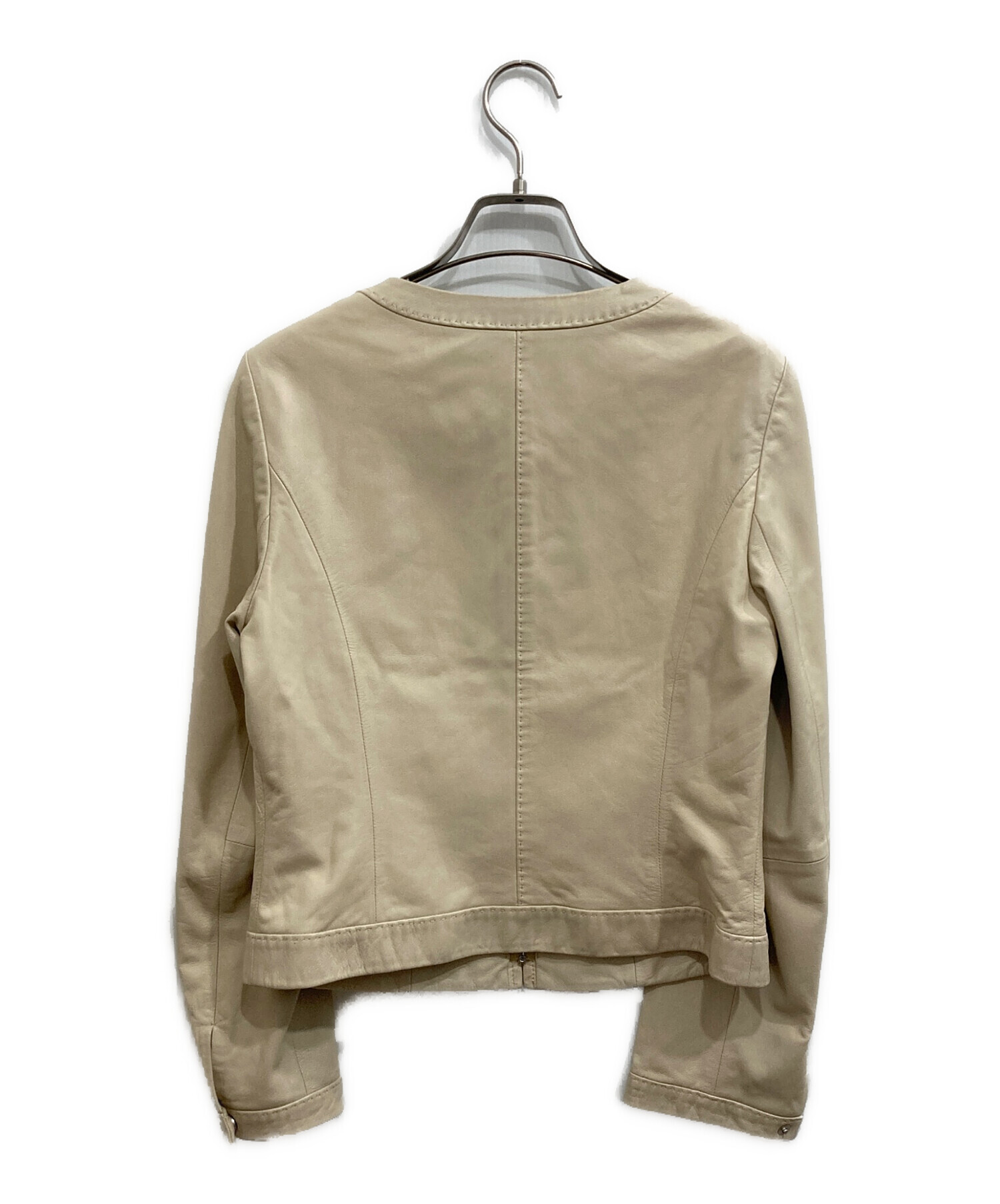 完売品　未使用　Ballsey ラムレザー ジップアップブルゾン 中古・古着通販】BALLSEY (ボールジィ) ラムレザー ジップアップ