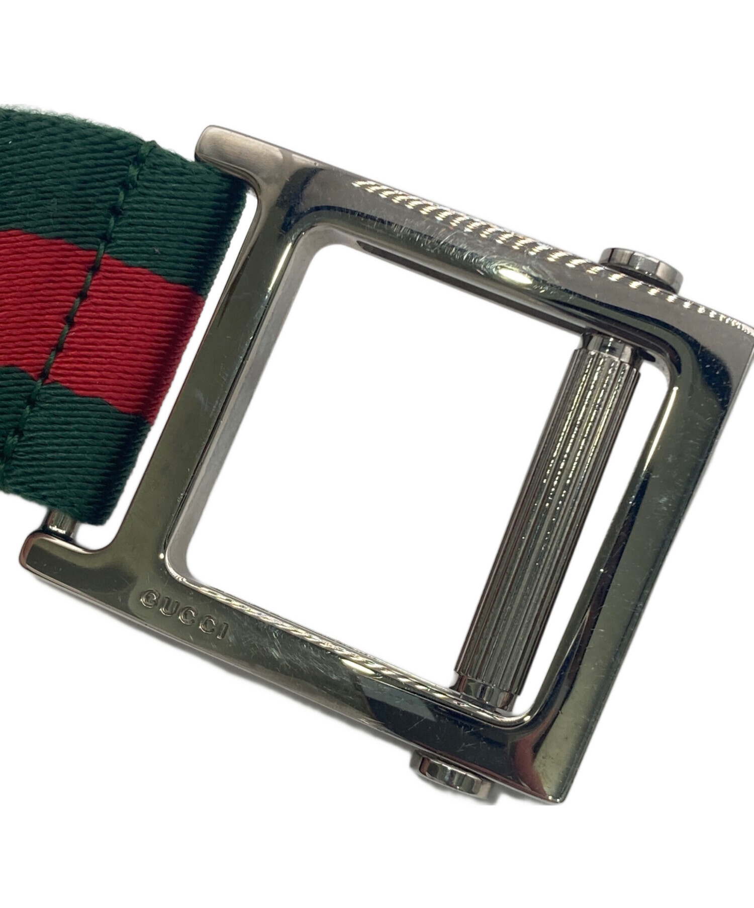 中古・古着通販】GUCCI (グッチ) ベルト グリーン×レッド｜ブランド