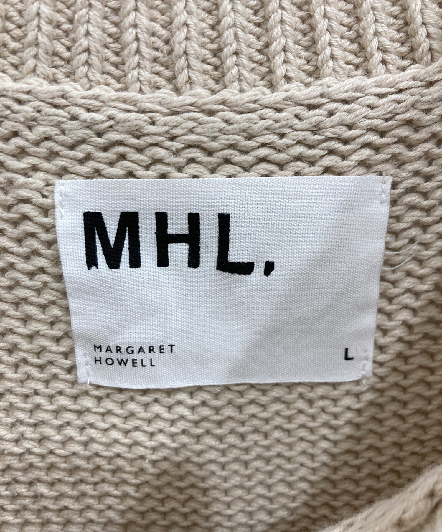 中古・古着通販】MHL (エムエイチエル) リネンコットンニットベスト