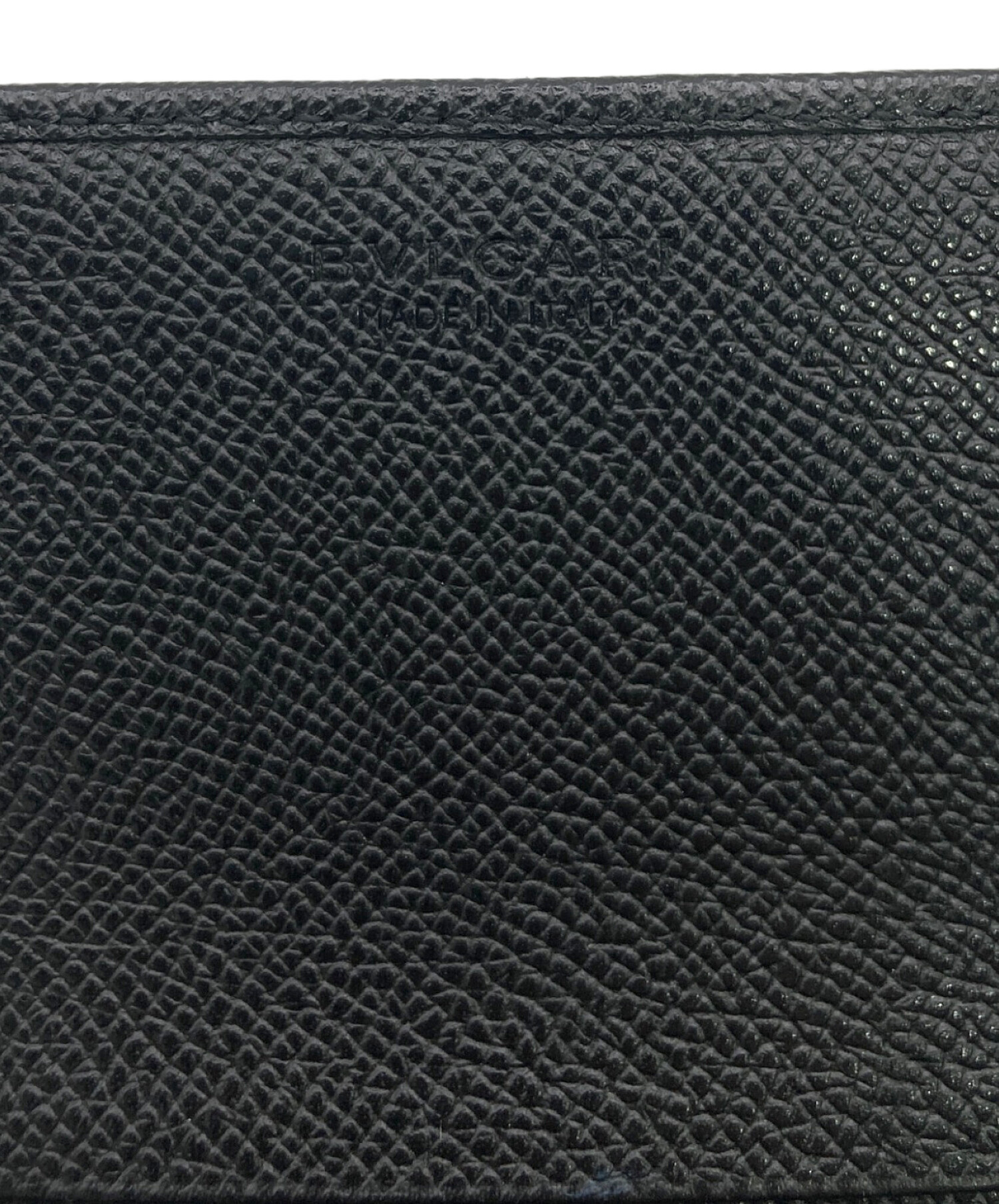 中古・古着通販】BVLGARI (ブルガリ) レザーカードケース ネイビー
