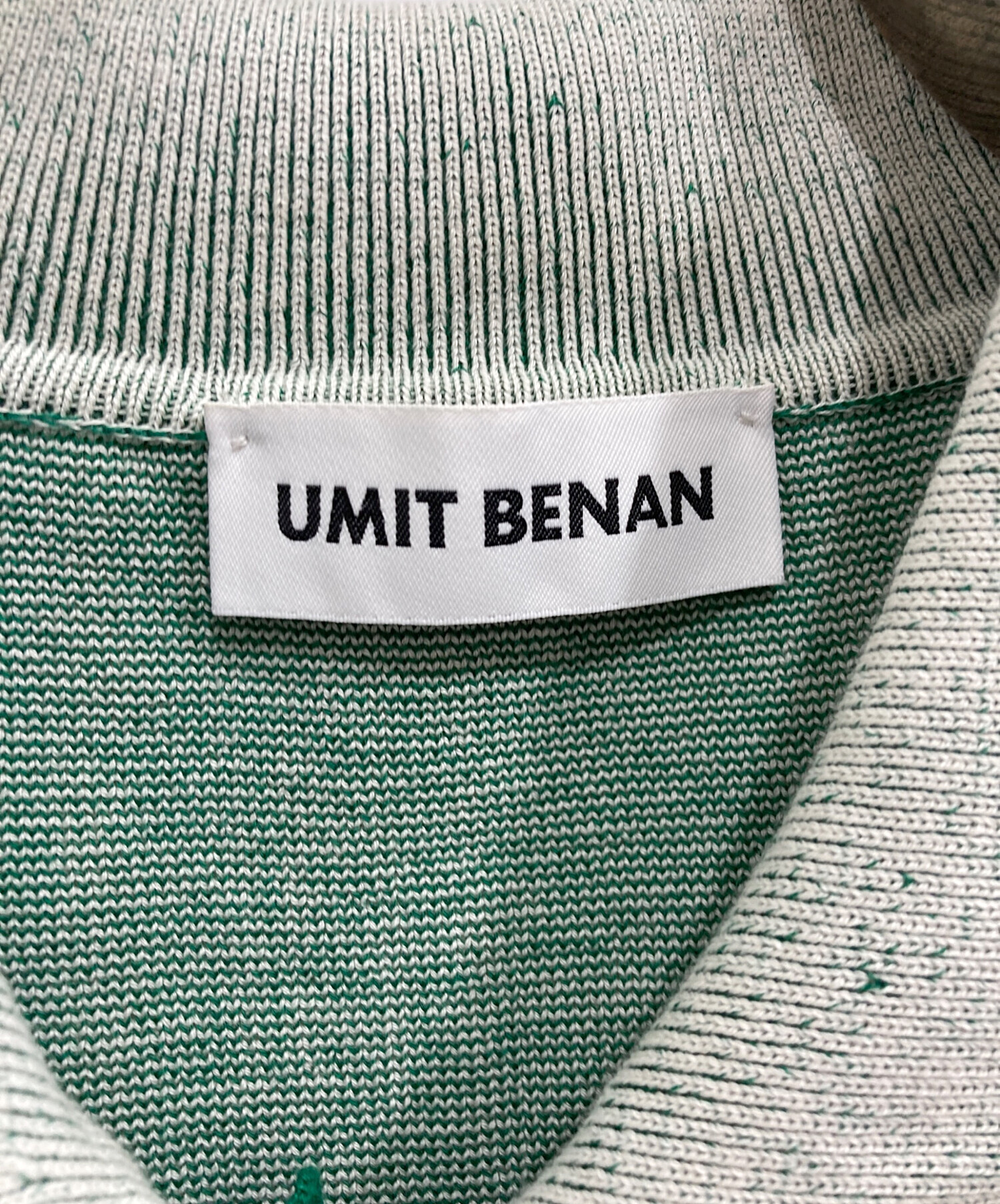 中古・古着通販】UMIT BENAN (ウミットベナン) ニットポロシャツ