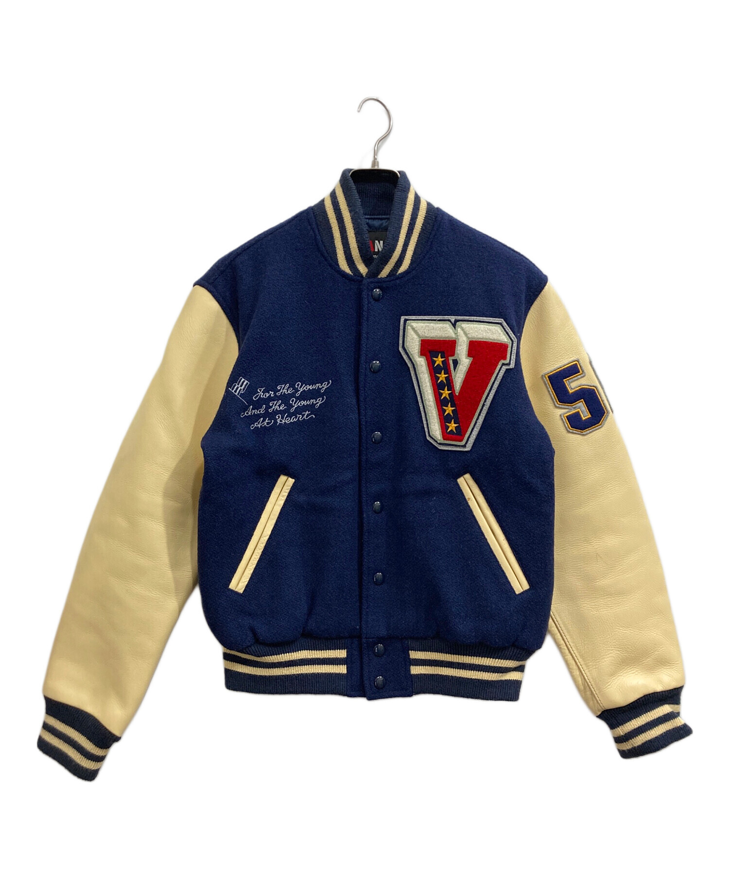 中古・古着通販】VAN (ヴァン) スタジャン ネイビー サイズ:M