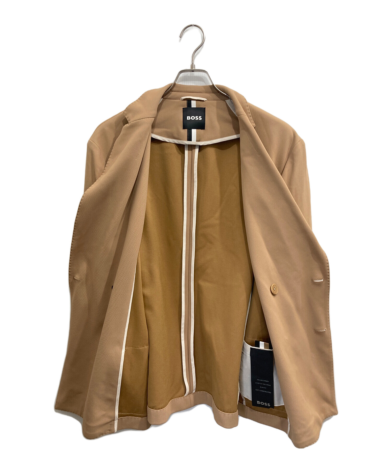 中古・古着通販】BOSS (ボス) ダブルブレストジャケット ベージュ 