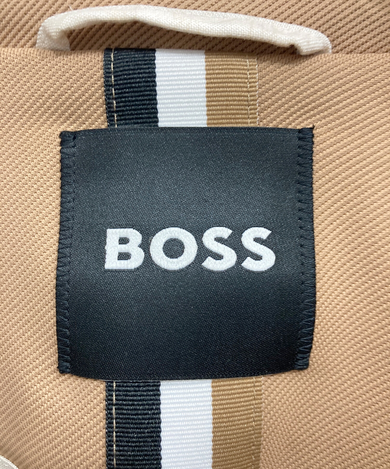 中古・古着通販】BOSS (ボス) ダブルブレストジャケット ベージュ