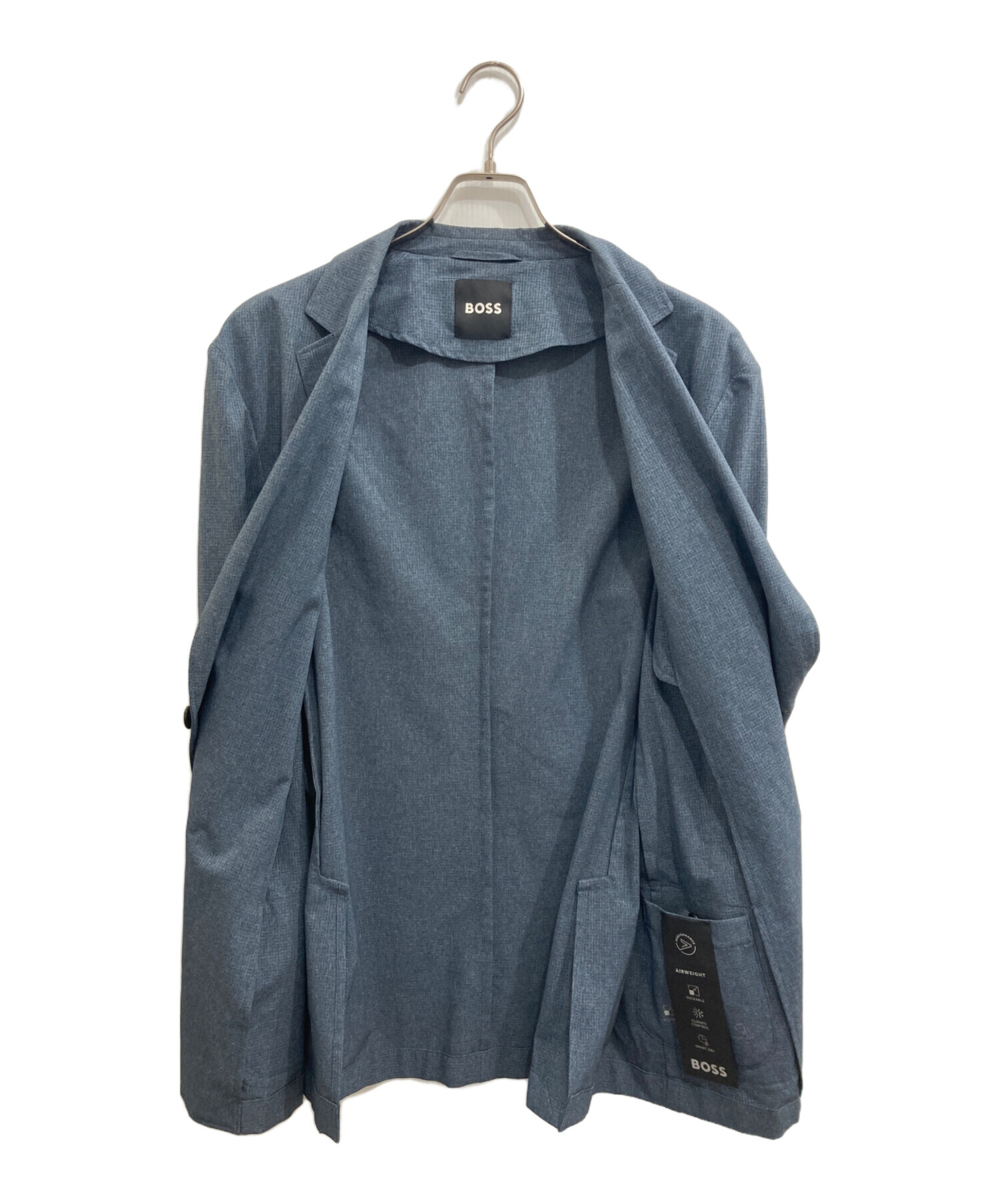 中古・古着通販】BOSS (ボス) パッカブルアンコンジャケット ネイビー