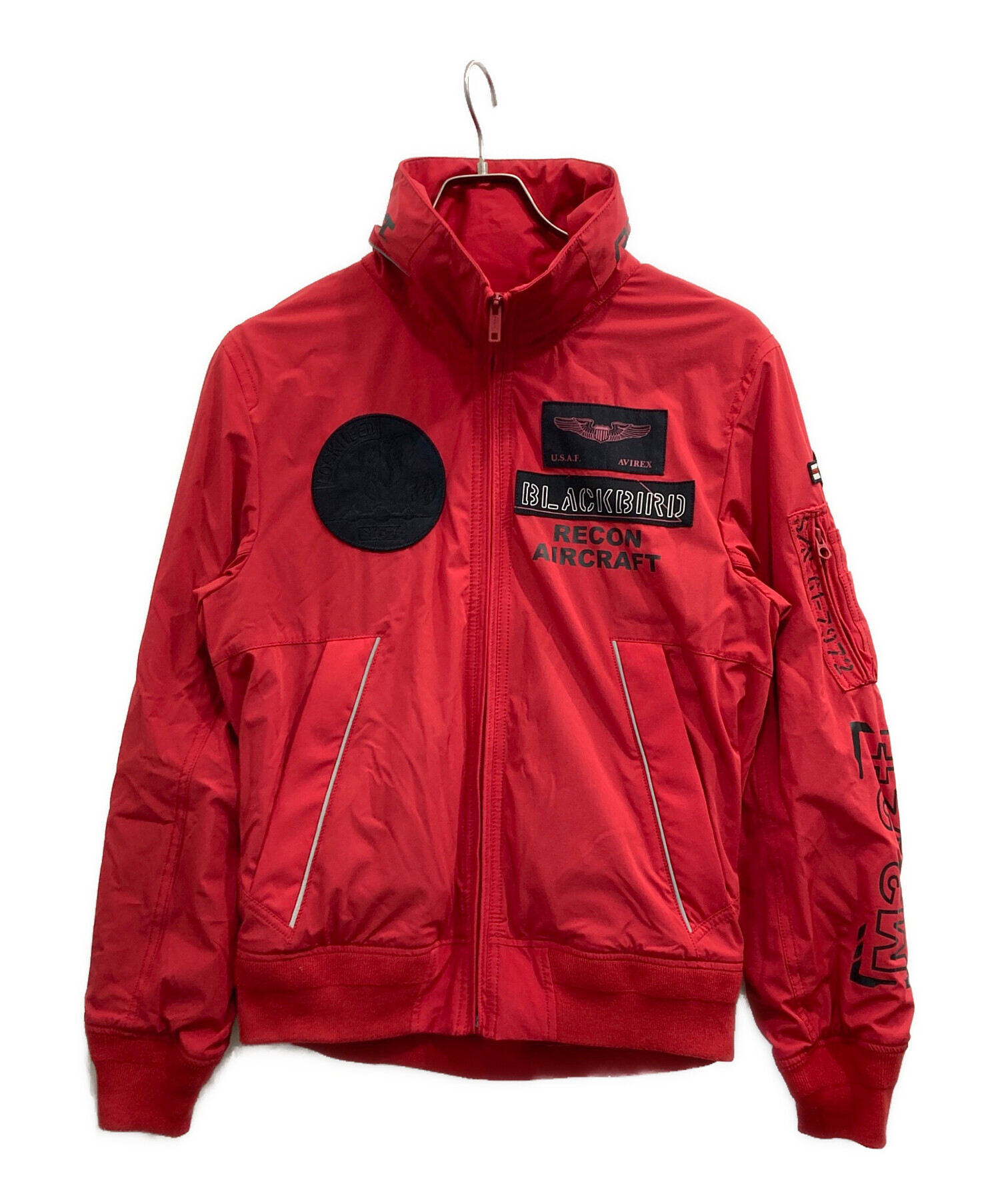 中古・古着通販】AVIREX (アヴィレックス) BLACKBIRD STAND ZIP JKT