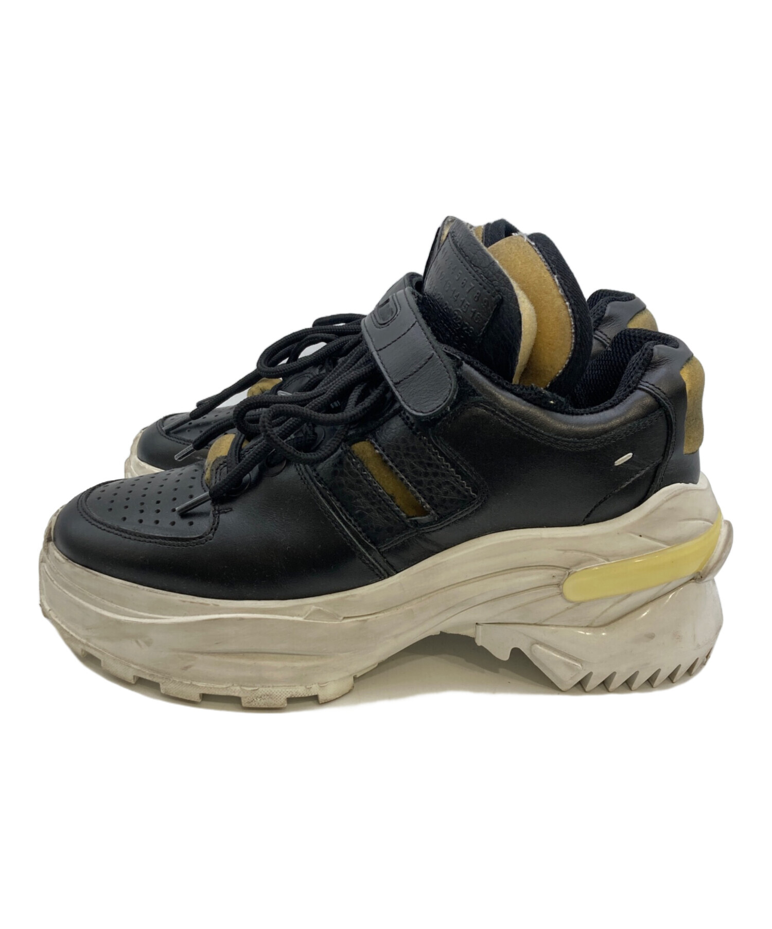 美品 メゾンマルジェラ レトロフィット スニーカー 厚底 パープル 紫色 39 中古・古着通販】Maison Margiela 22 (メゾンマルジェラ) レトロ
