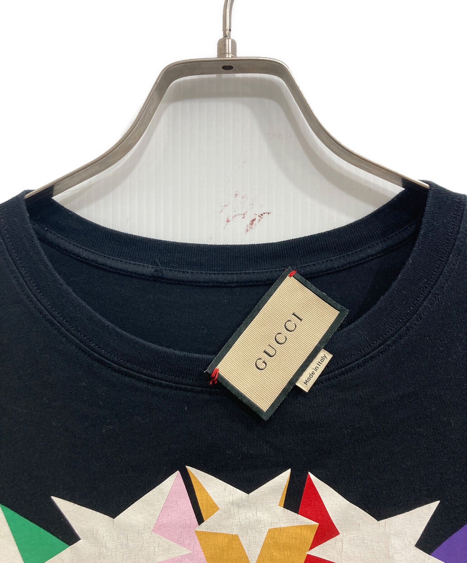 Gucci カラフル星プリント Tシャツ Gucci カラフル星プリント Tシャツ 575114_XJHFH_9214_001_100_0000
