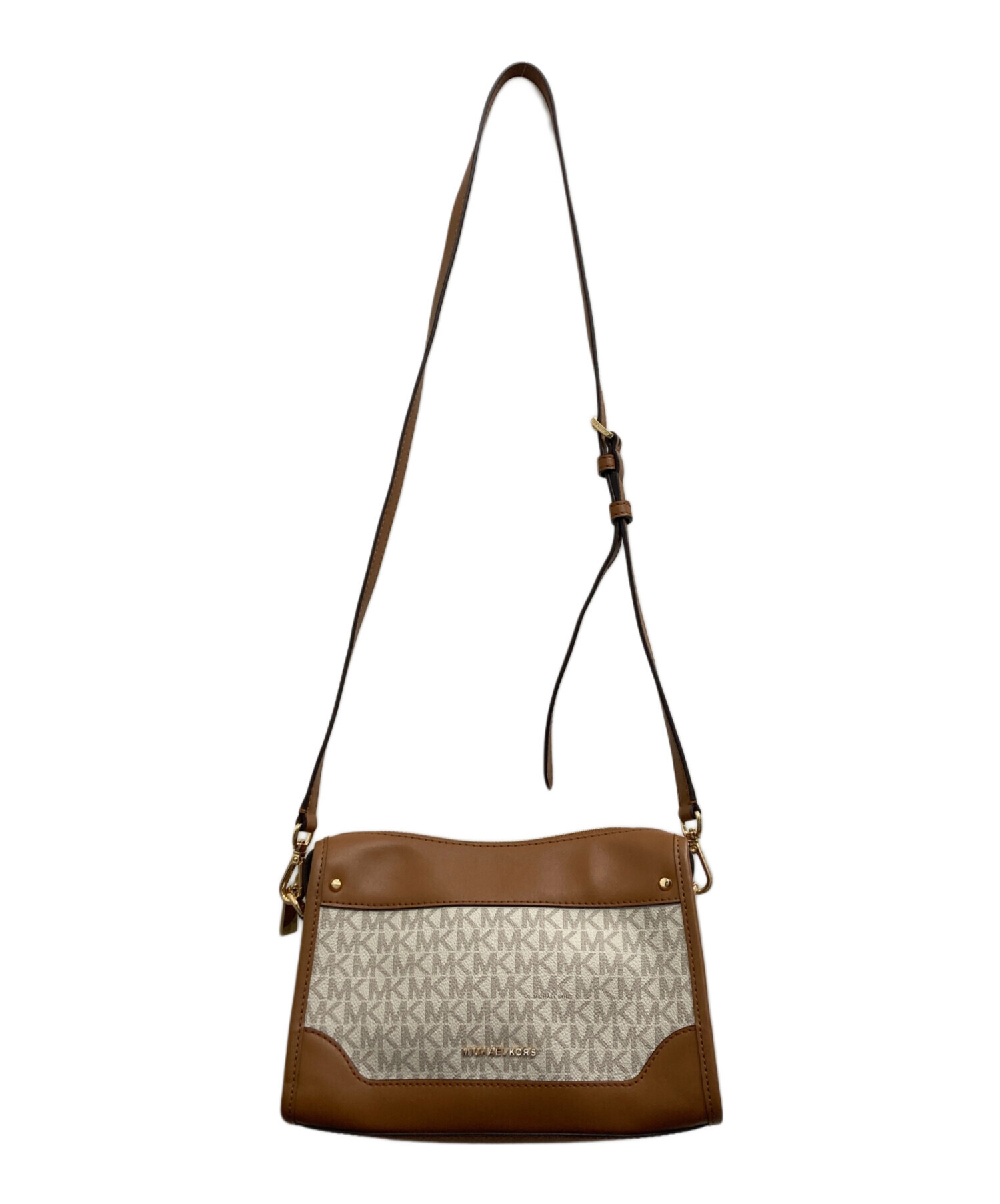 美品 MICHAEL KORS ショルダーバッグ ハリソン ロゴ メッセンジャー 中古・古着通販】MICHAEL KORS (マイケルコース) ショルダーバッグ