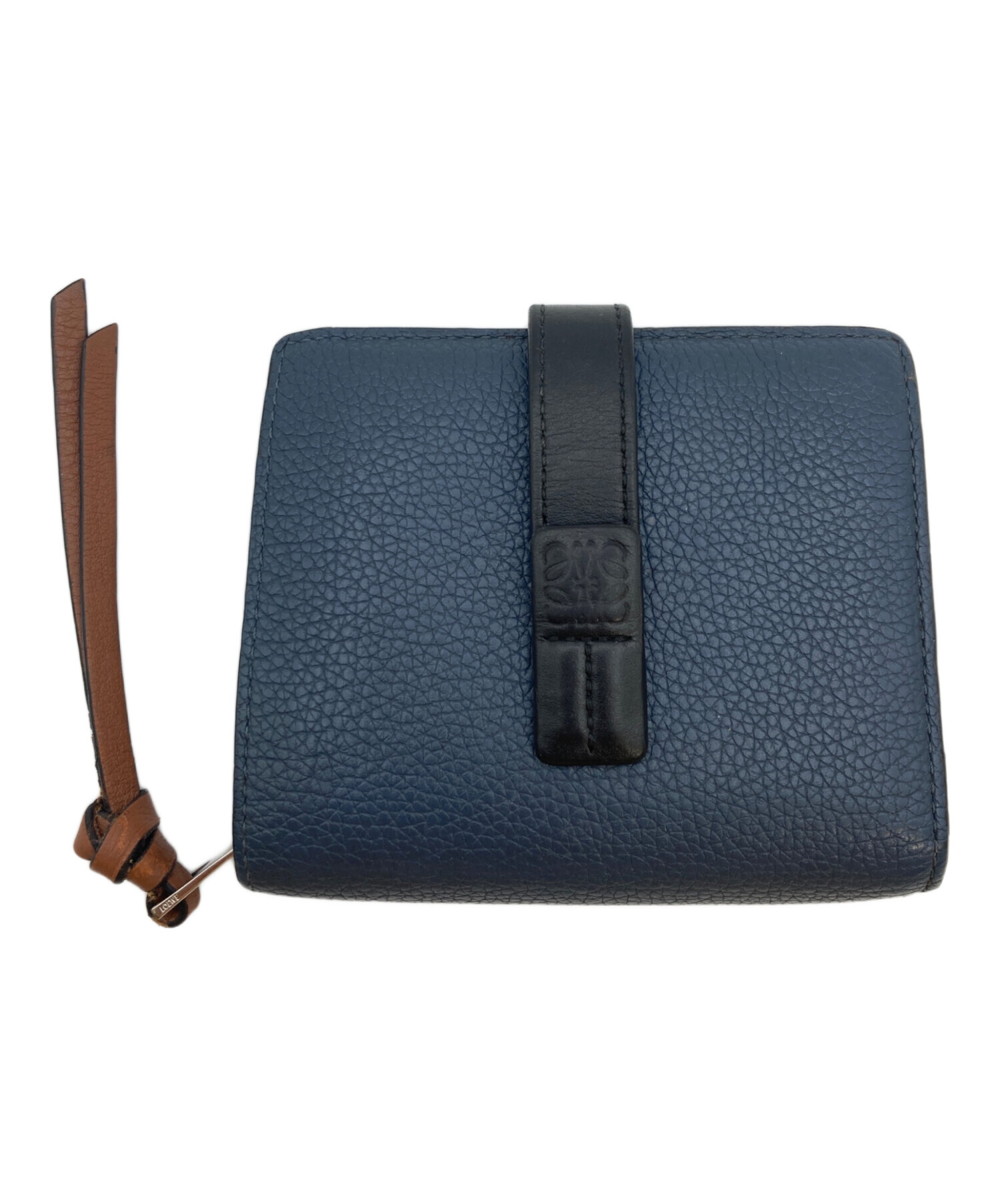 中古・古着通販】LOEWE (ロエベ) トライフォールドウォレット ネイビー