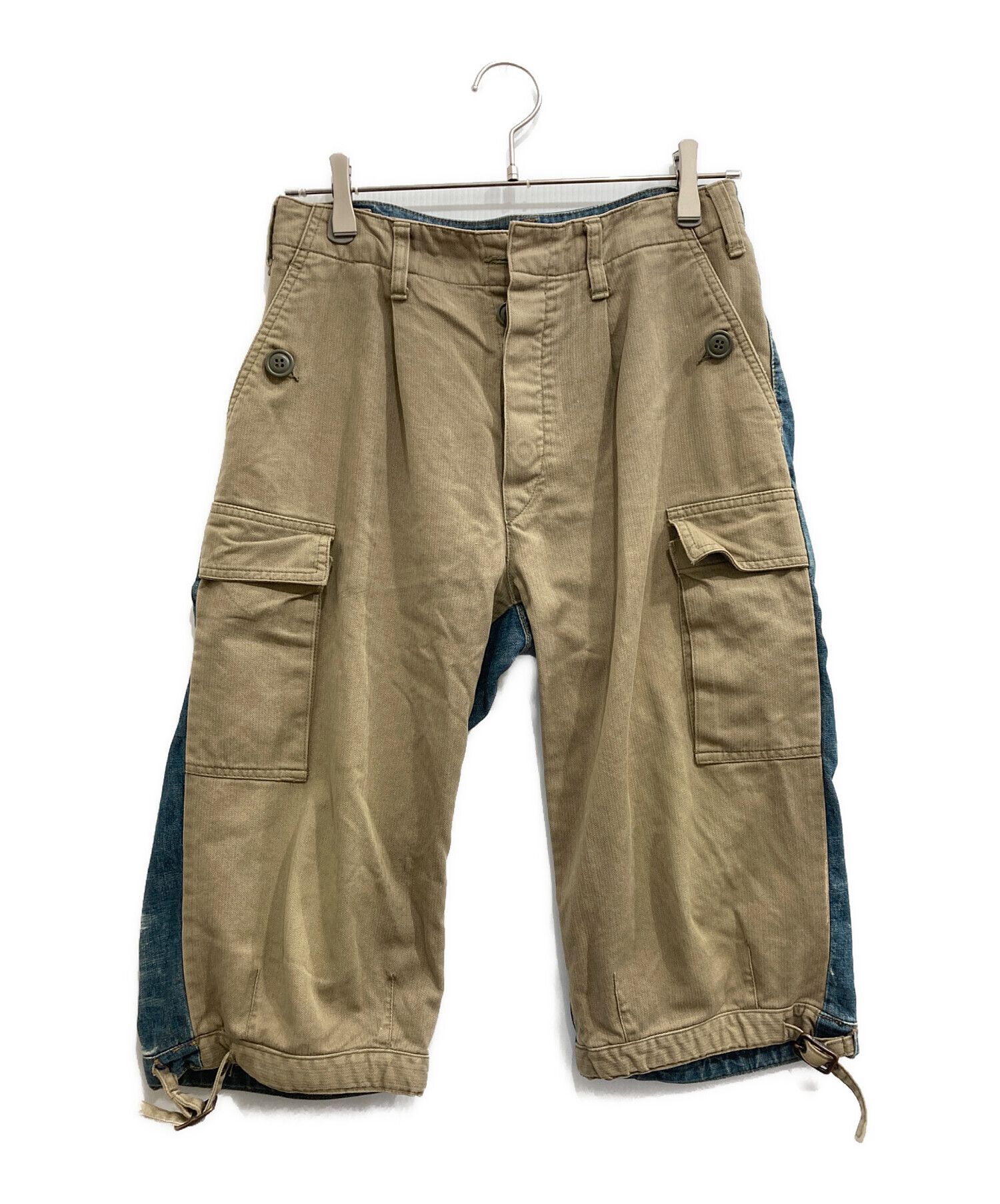 ミハラヤスヒロ　レイヤードハーフパンツ 中古・古着通販】MIHARA YASUHIRO (ミハラヤスヒロ) ギミック切替