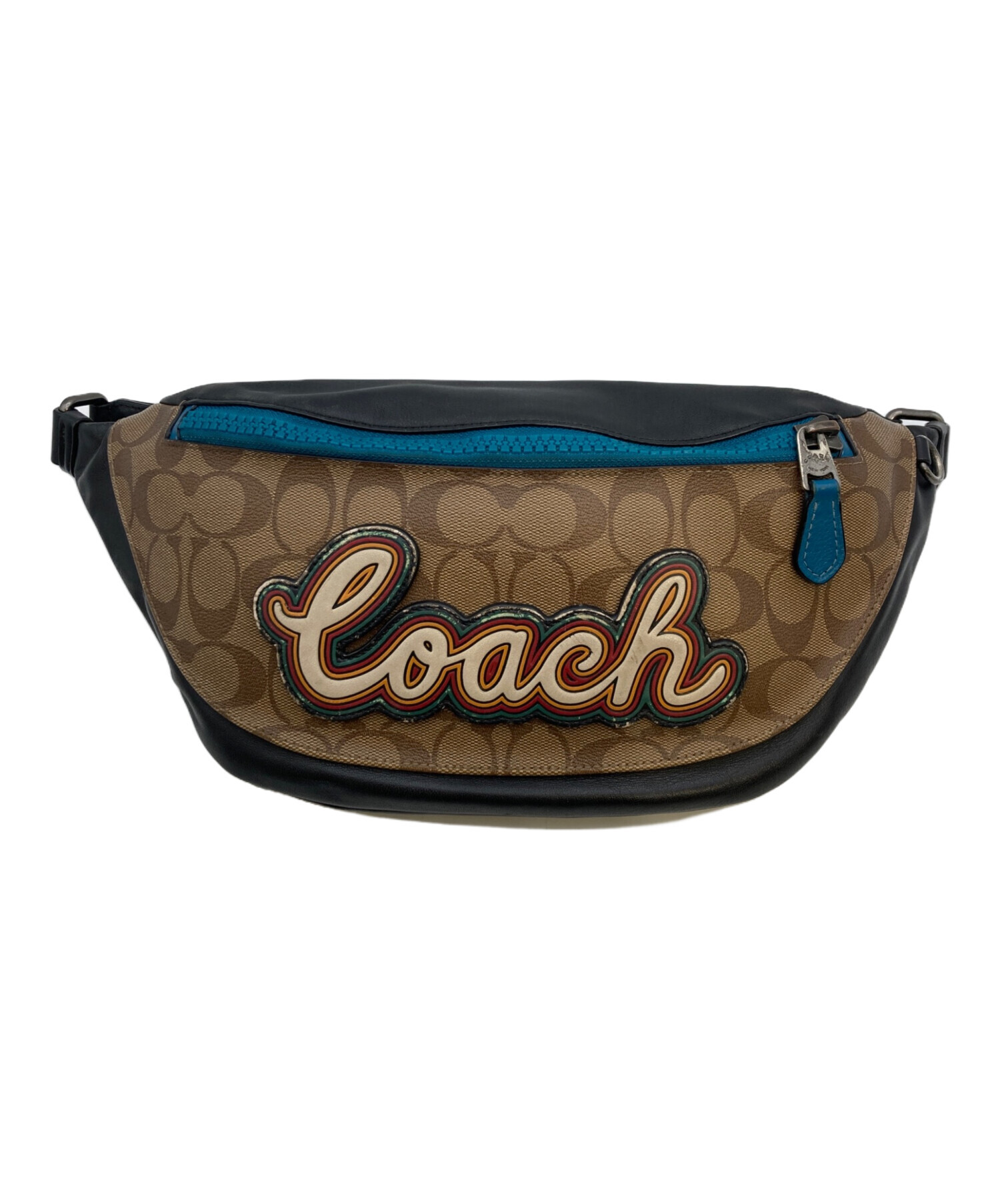 中古・古着通販】COACH (コーチ) シグネチャー ウエストポーチ