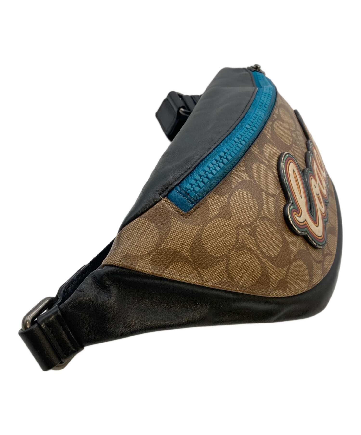中古・古着通販】COACH (コーチ) シグネチャー ウエストポーチ