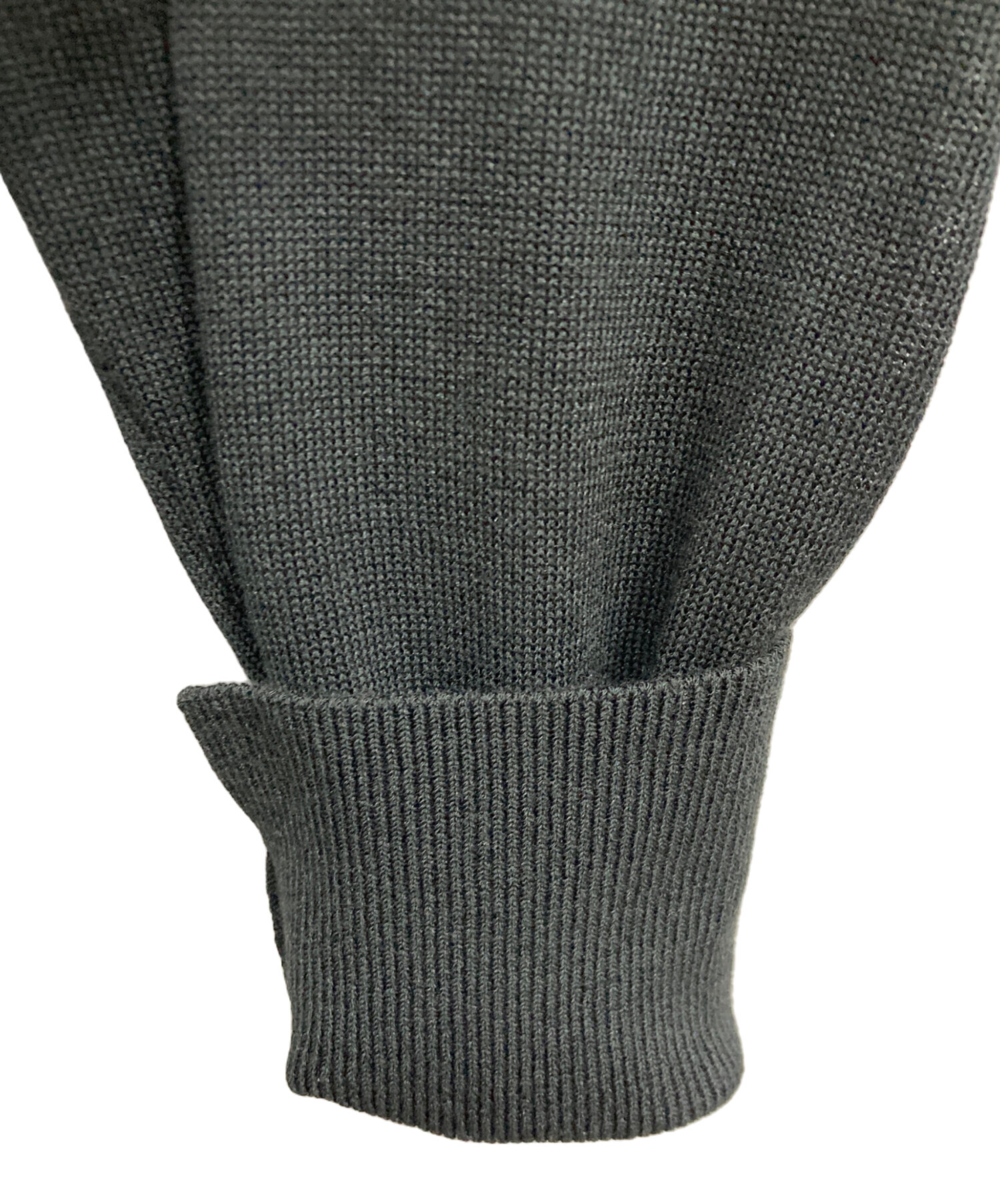 中古・古着通販】sulvam (サルバム) SEE-TROUGH OVER KNIT ブラック