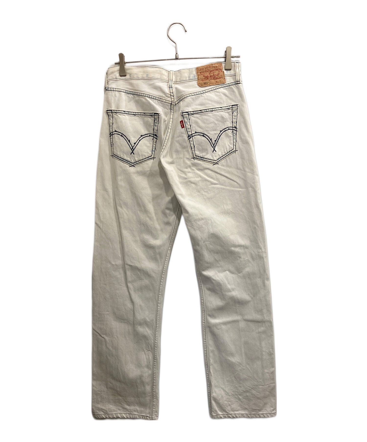 中古・古着通販】LEVI'S (リーバイス) 501デニムパンツ ホワイト