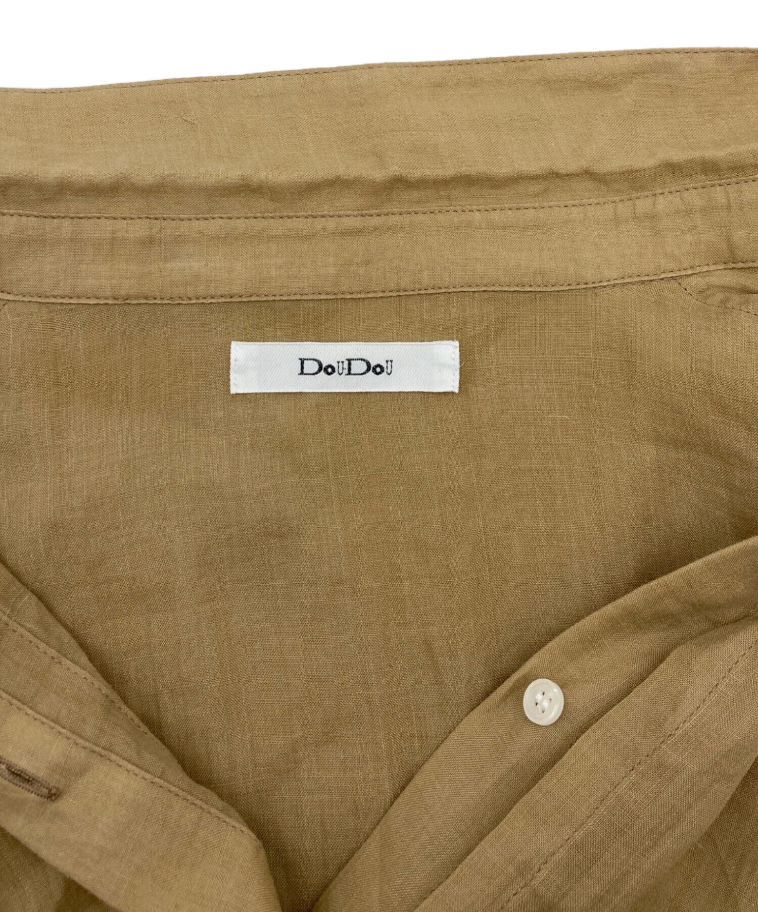 中古・古着通販】DOUDOU (ドゥドゥ) リネンドロストフレンチシャツ