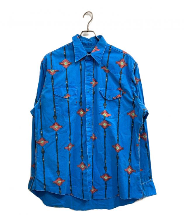 中古・古着通販】Wrangler (ラングラー) ネイティブ柄ウエスタンシャツ