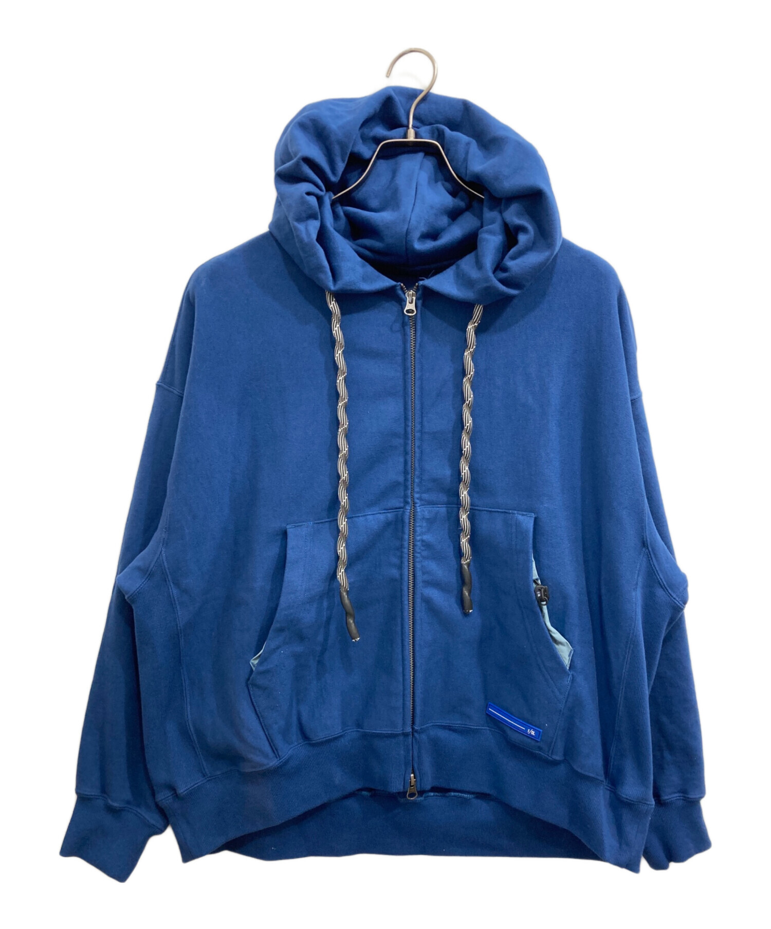 中古・古着通販】F/CE. (エフシーイー) SWEAT ZIP HOODIE ブルー