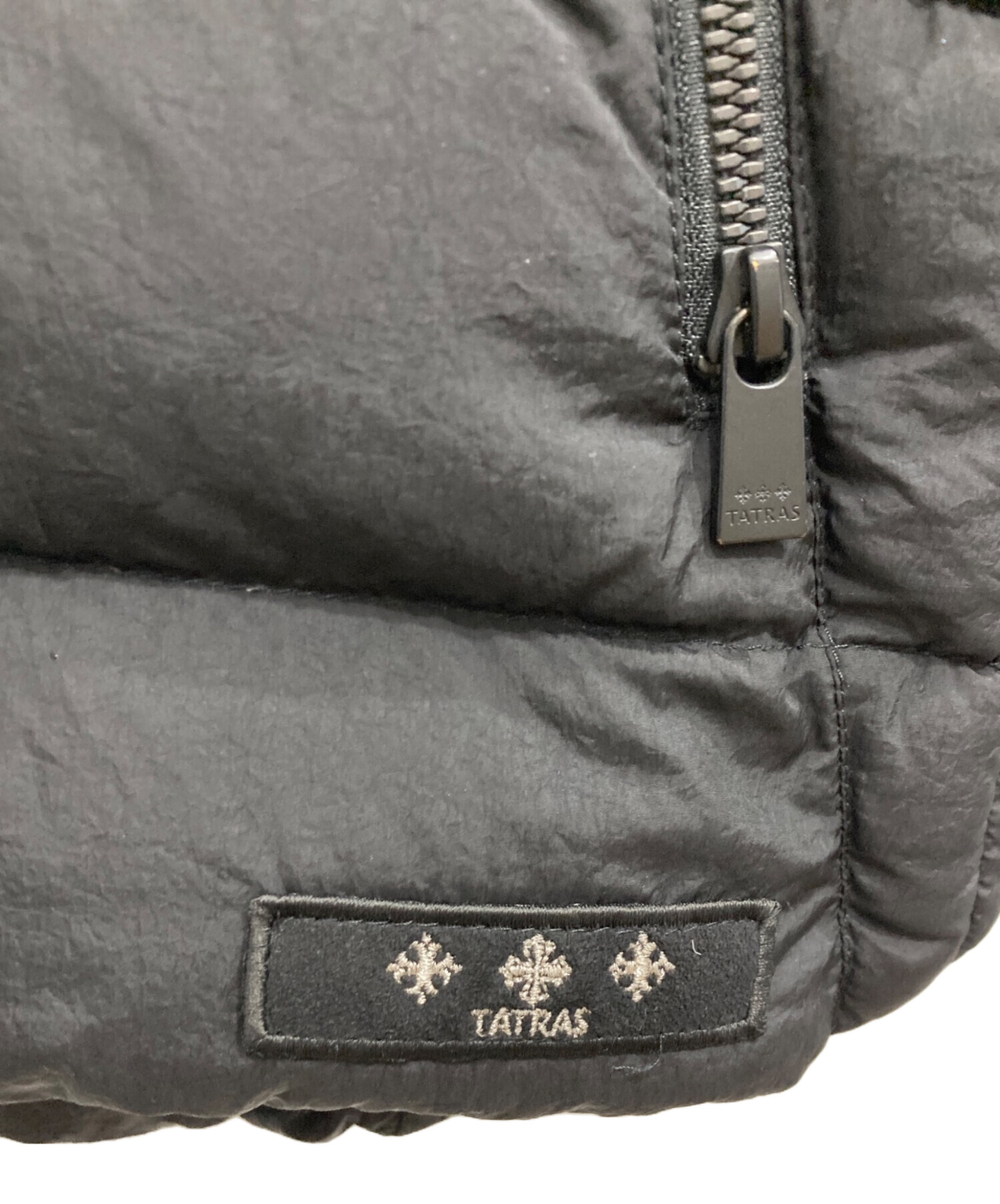中古・古着通販】TATRAS (タトラス) CURONEダウンベスト ブラック
