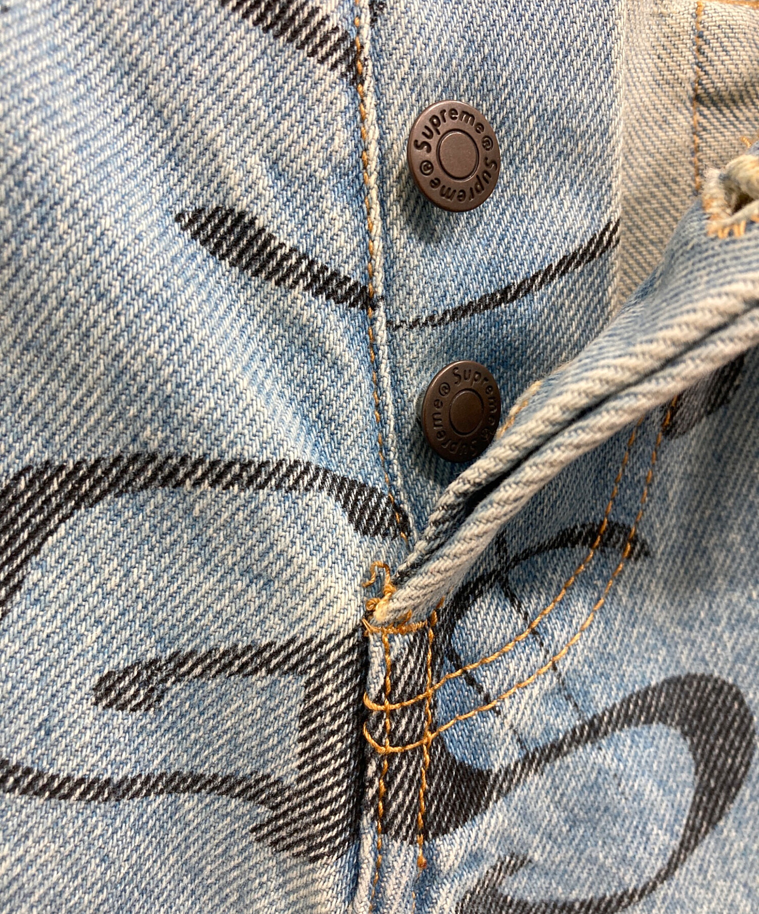 中古・古着通販】SUPREME (シュプリーム) Black Ark Regular Jean 
