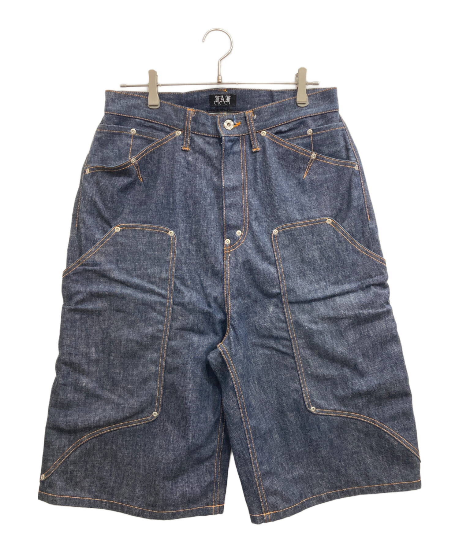 中古・古着通販】FAF (エフエーエフ) NEWCOMMUNE BAGGY DENIM SHORTS 