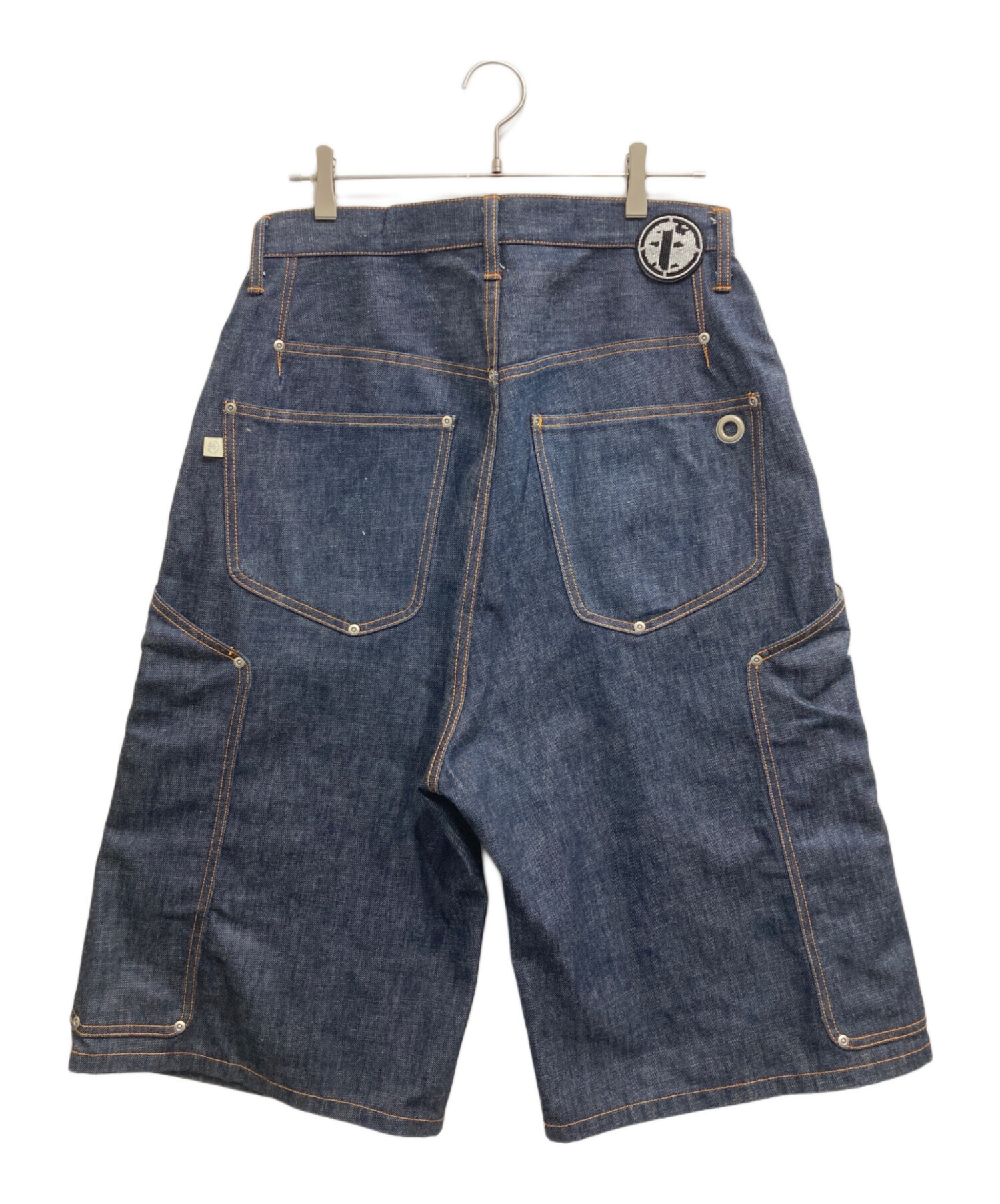 中古・古着通販】FAF (エフエーエフ) NEWCOMMUNE BAGGY DENIM SHORTS 