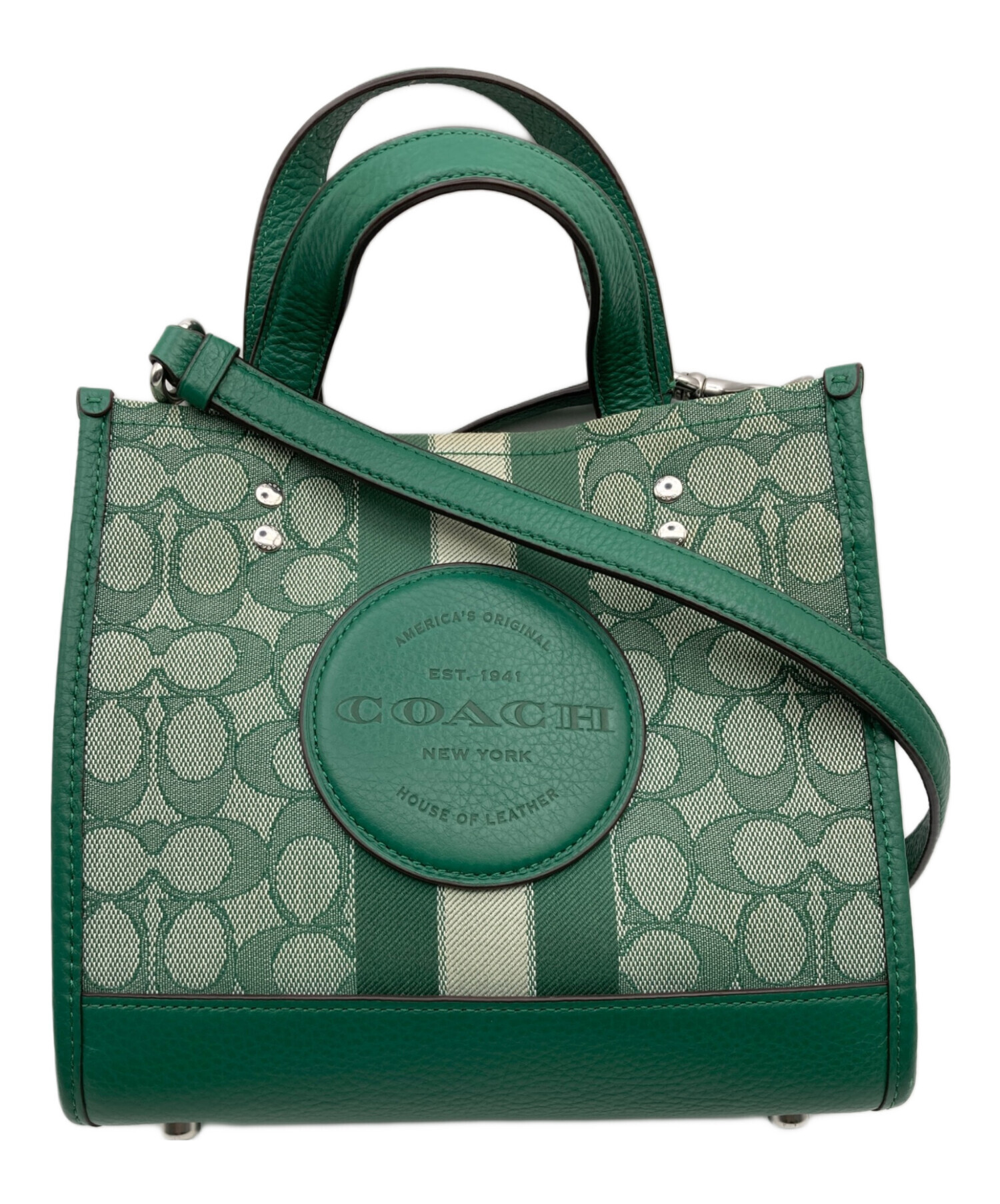楽一番公式アカウント02 COACH ハンドバッグ ショルダーバッグ Brandol ⁄ COACH コーチ ショルダーバッグ 縦型 レザー 2way