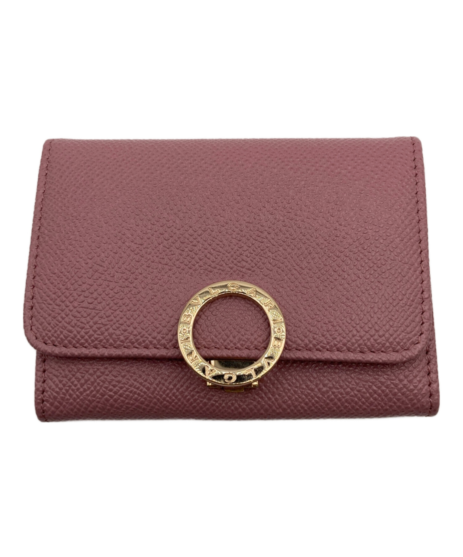 中古・古着通販】BVLGARI (ブルガリ) ロゴクリップカードケース ピンク