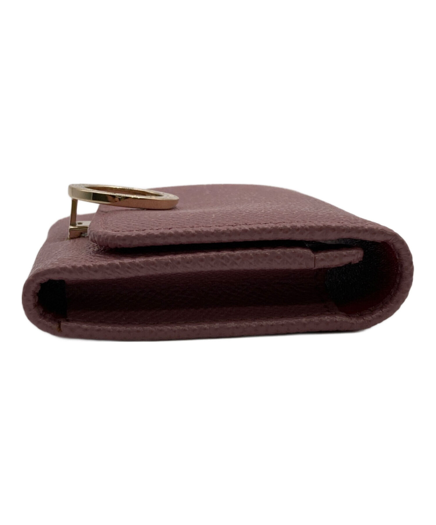 中古・古着通販】BVLGARI (ブルガリ) ロゴクリップカードケース ピンク