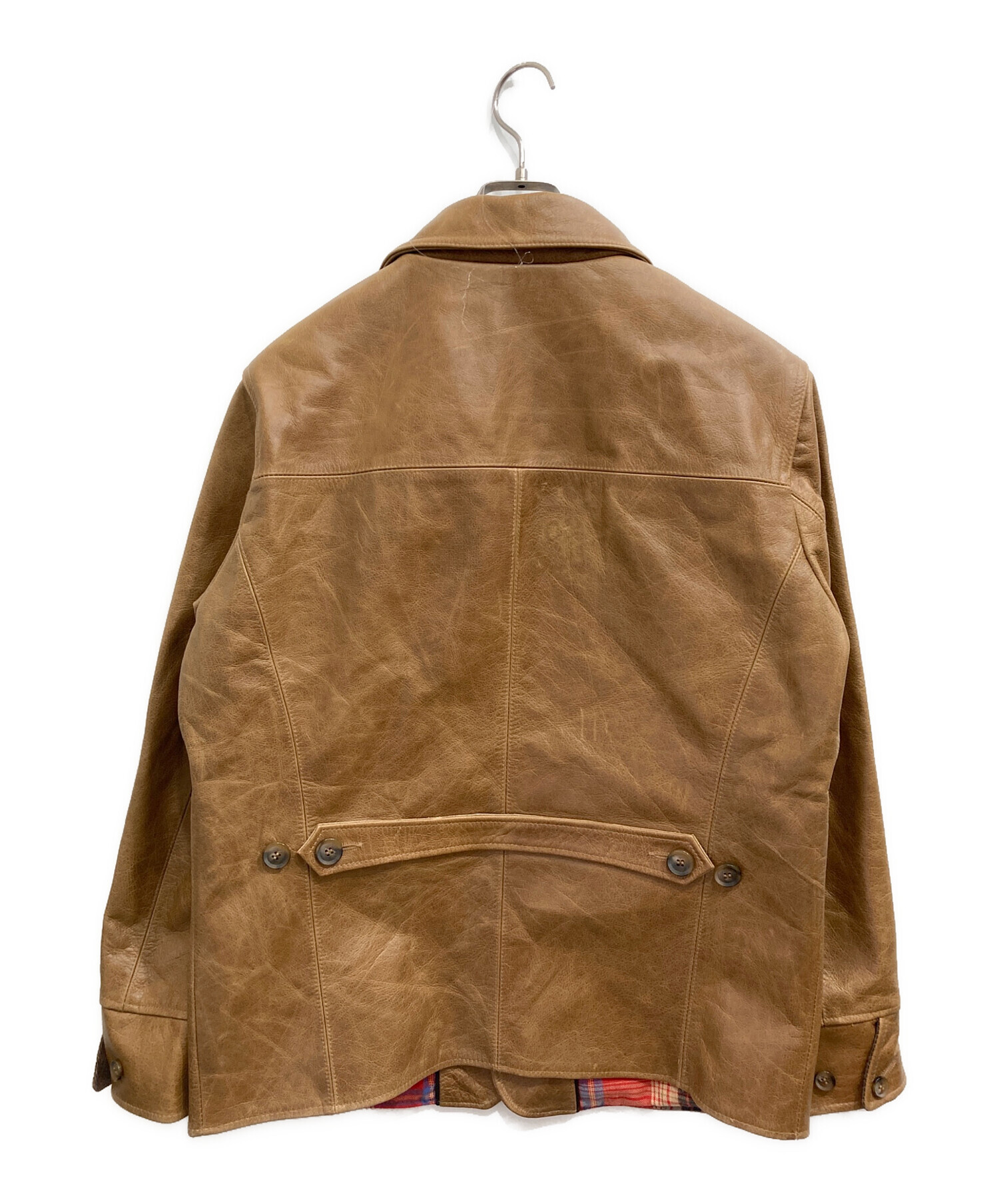 中古・古着通販】BOLINI (ボリーニ) カウレザージャケット ブラウン