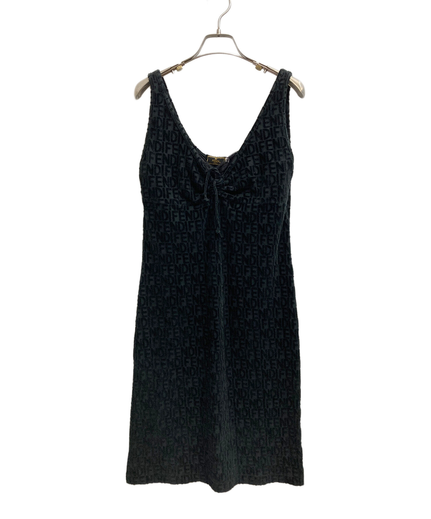 中古・古着通販】FENDI (フェンディ) ベロアジャガードキャミソール