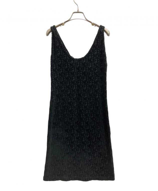 中古・古着通販】FENDI (フェンディ) ベロアジャガードキャミソール
