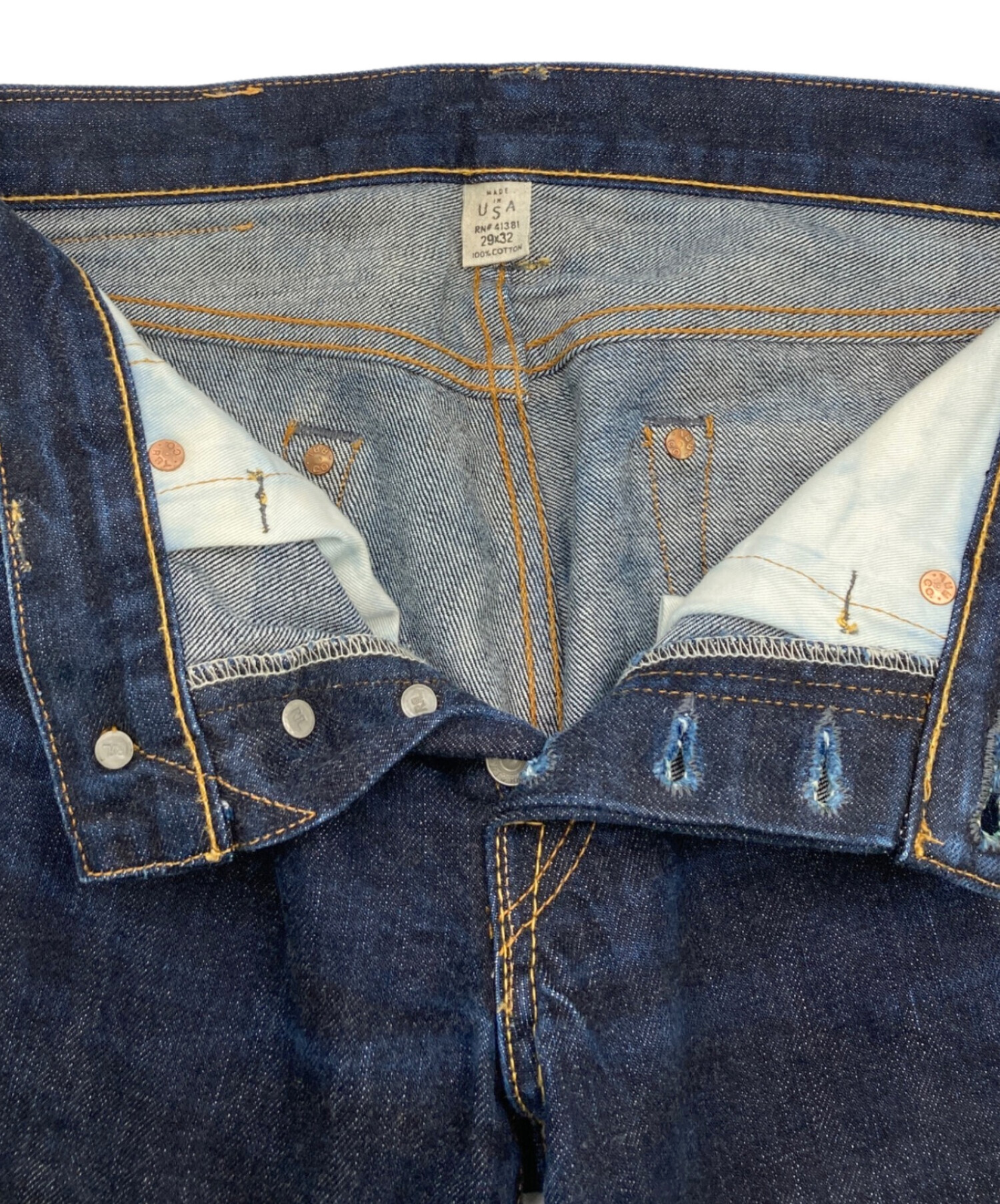 中古・古着通販】RRL (ダブルアールエル) スリムフィットデニムパンツ 