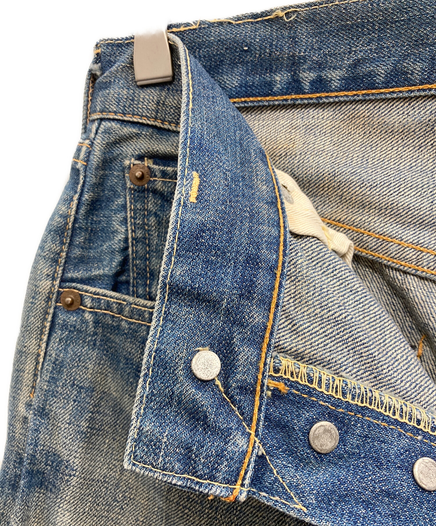 中古・古着通販】LEVI'S (リーバイス) 66前期復刻デニムパンツ ブルー