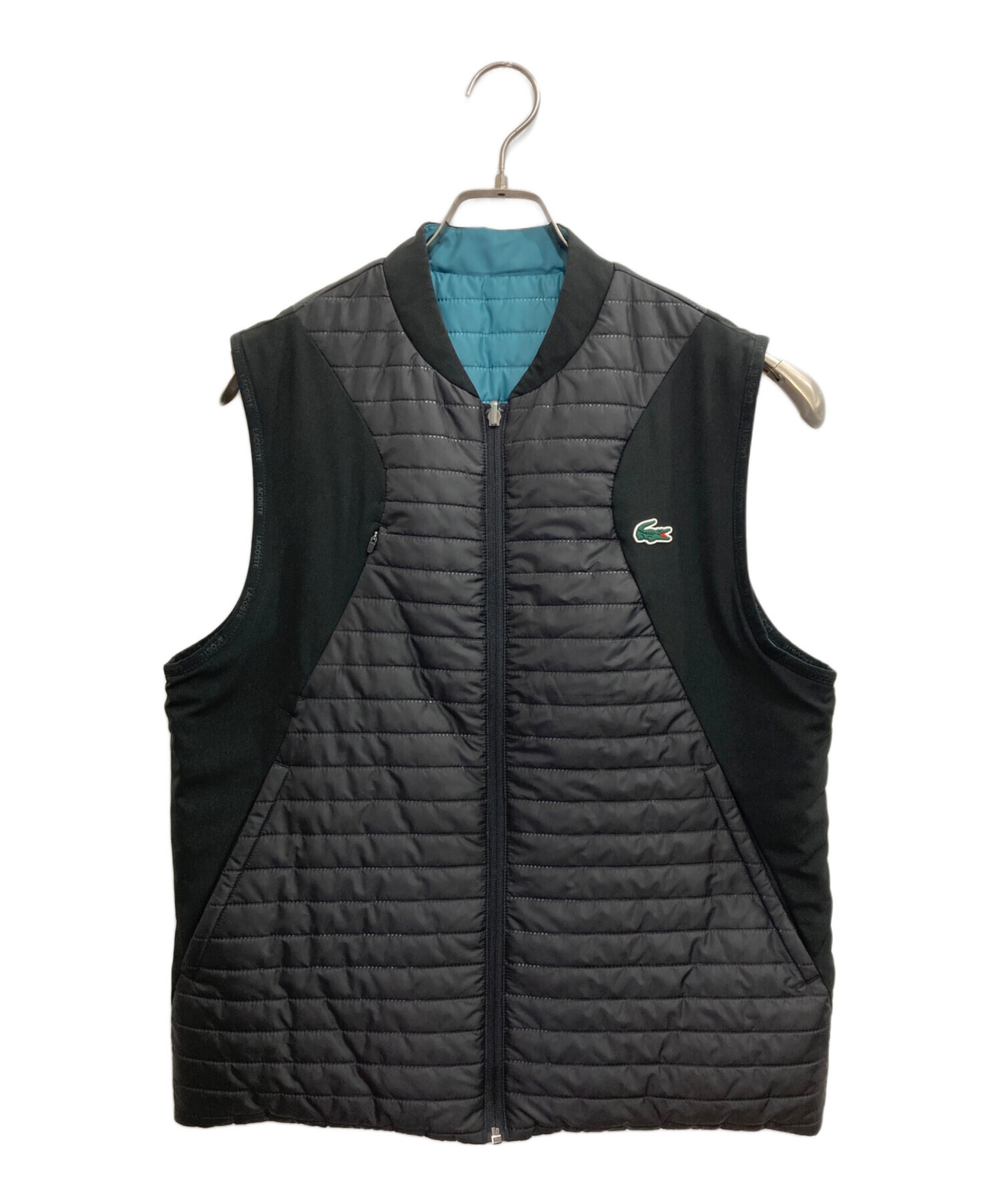 ☆LACOSTEダウンベスト(リバーシブル) サイズ38☆ 中古・古着通販】LACOSTE (ラコステ) リバーシブルパッデッドベスト