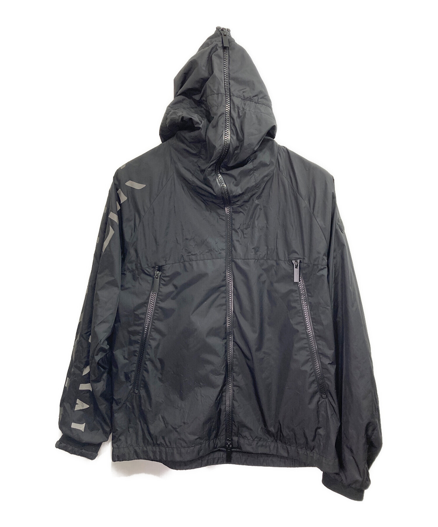 中古・古着通販】MONCLER (モンクレール) ナイロンジャケット ブラック