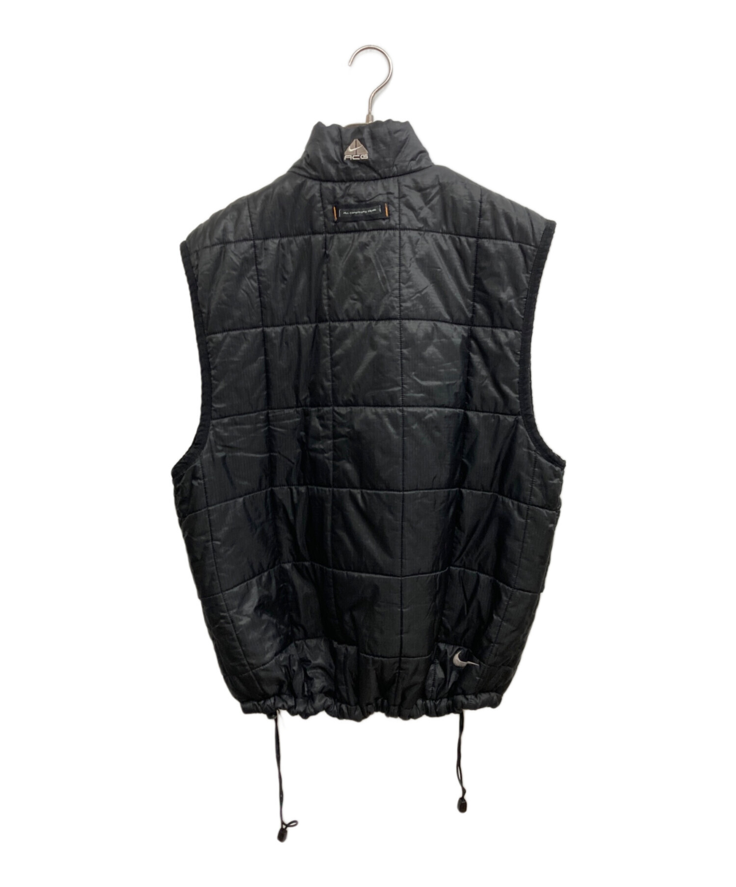 NIKE ACG 中綿ベスト プリマロフト black 中古・古着通販】NIKE ACG (ナイキエーシージー) プリマロフト中綿