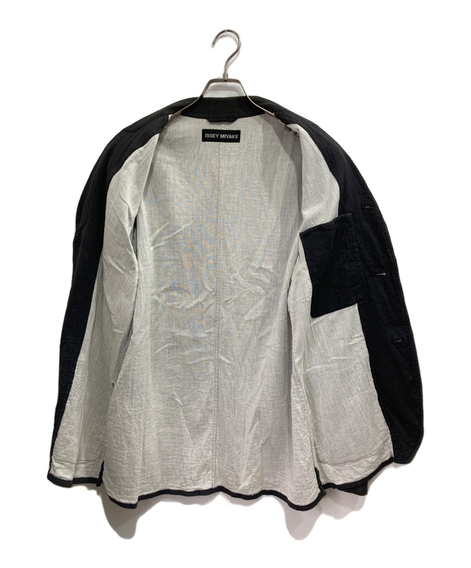 ISSEY MIYAKE テーラードジャケット 3B 中古・古着通販】ISSEY MIYAKE (イッセイミヤケ) 3Bテーラード