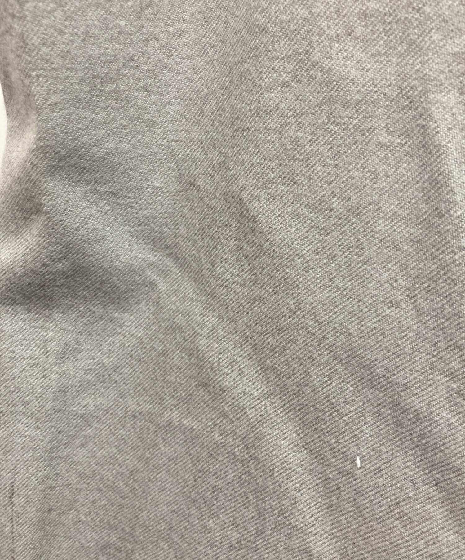 中古・古着通販】Y's (ワイズ) ウールノースリーブワンピース グレー