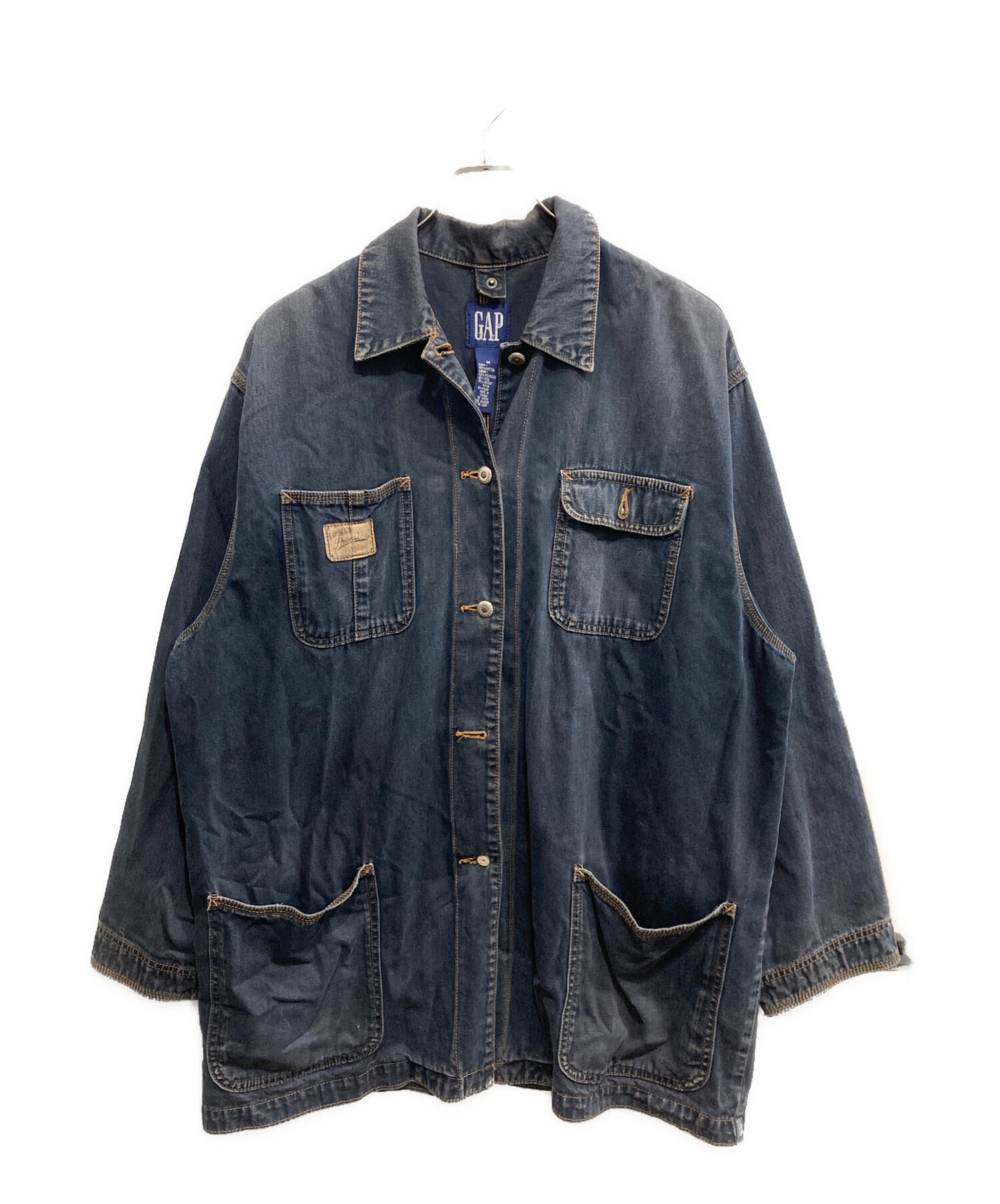 中古・古着通販】GAP (ギャップ) デニムカバーオール インディゴ