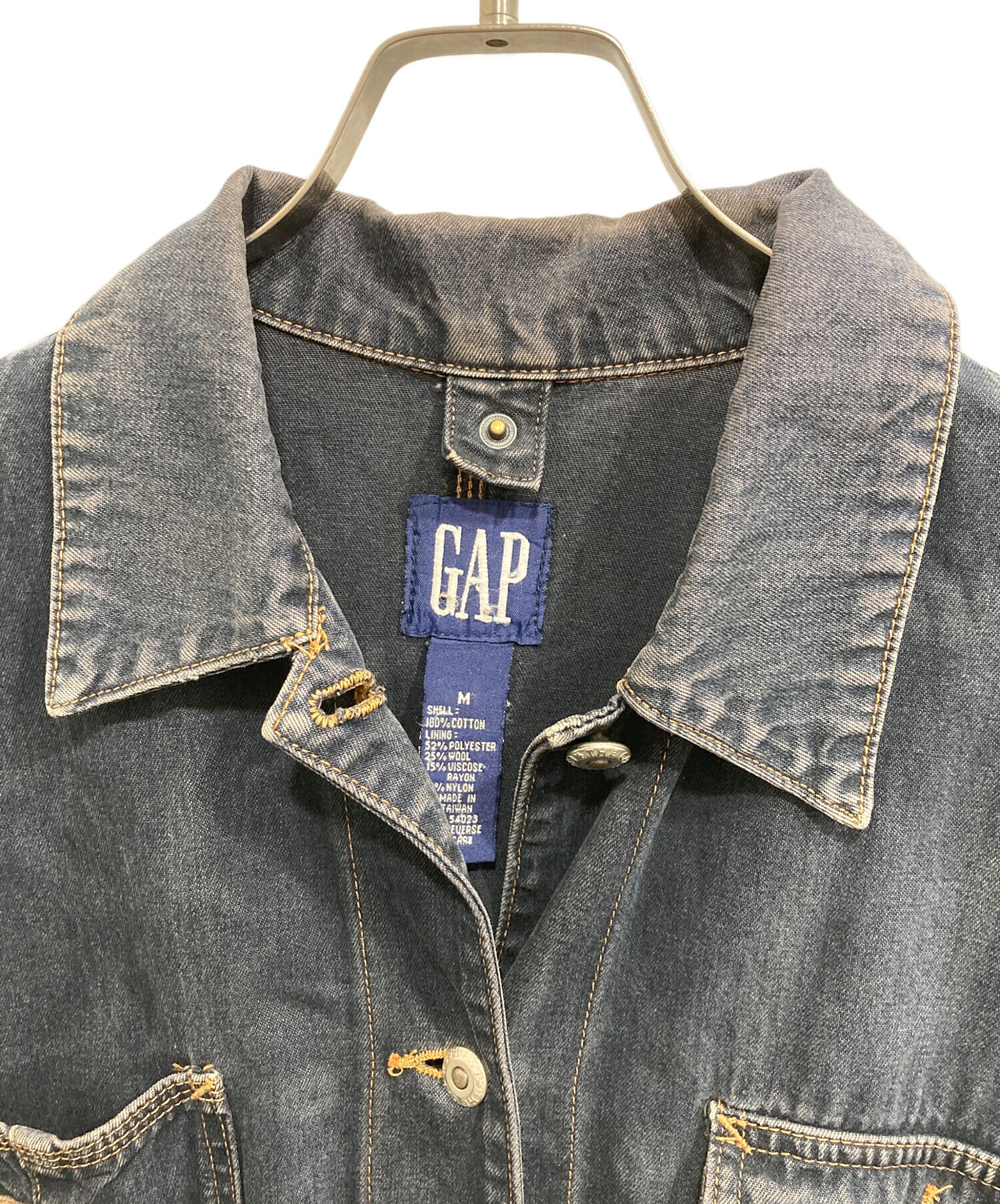 中古・古着通販】GAP (ギャップ) デニムカバーオール インディゴ